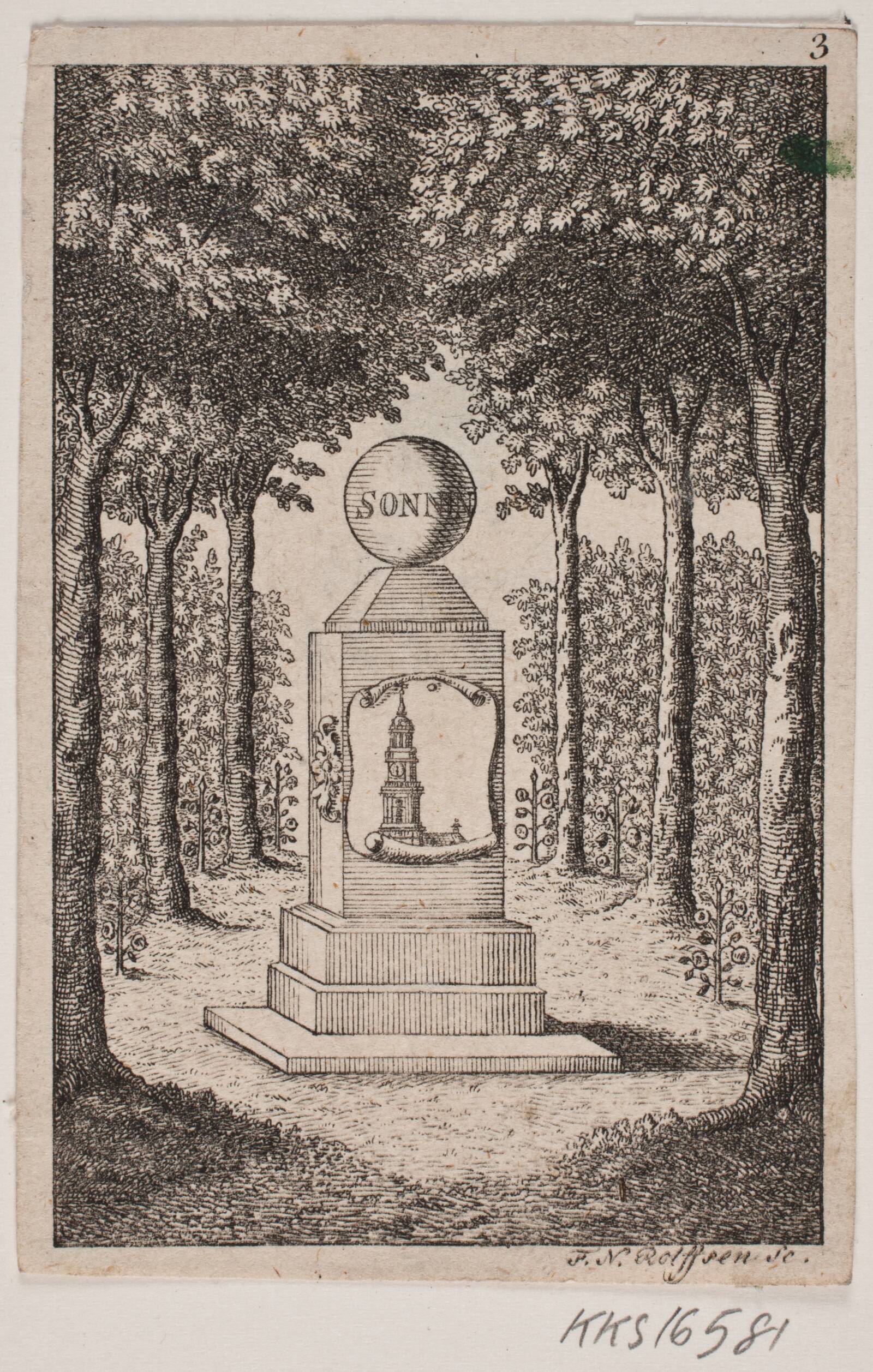 Gravmæle, F.N. Rolffsen, 1719-1802