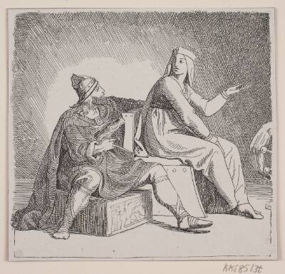 Illustration til "Svend Tveskægs tog til England og slaget ved Svold"