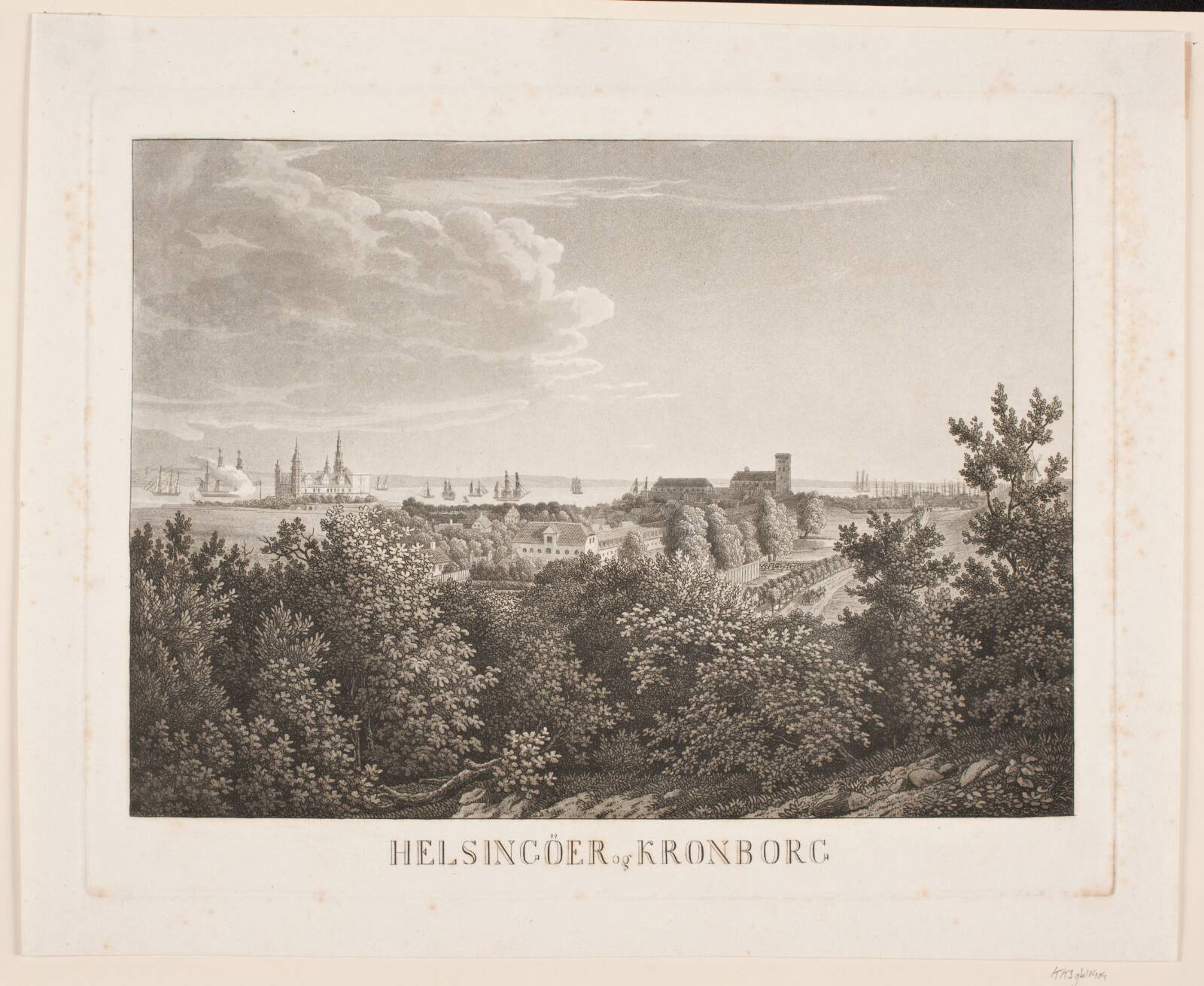 Helsingør og Kronborg, Søren Henrik Petersen, 1788-1860