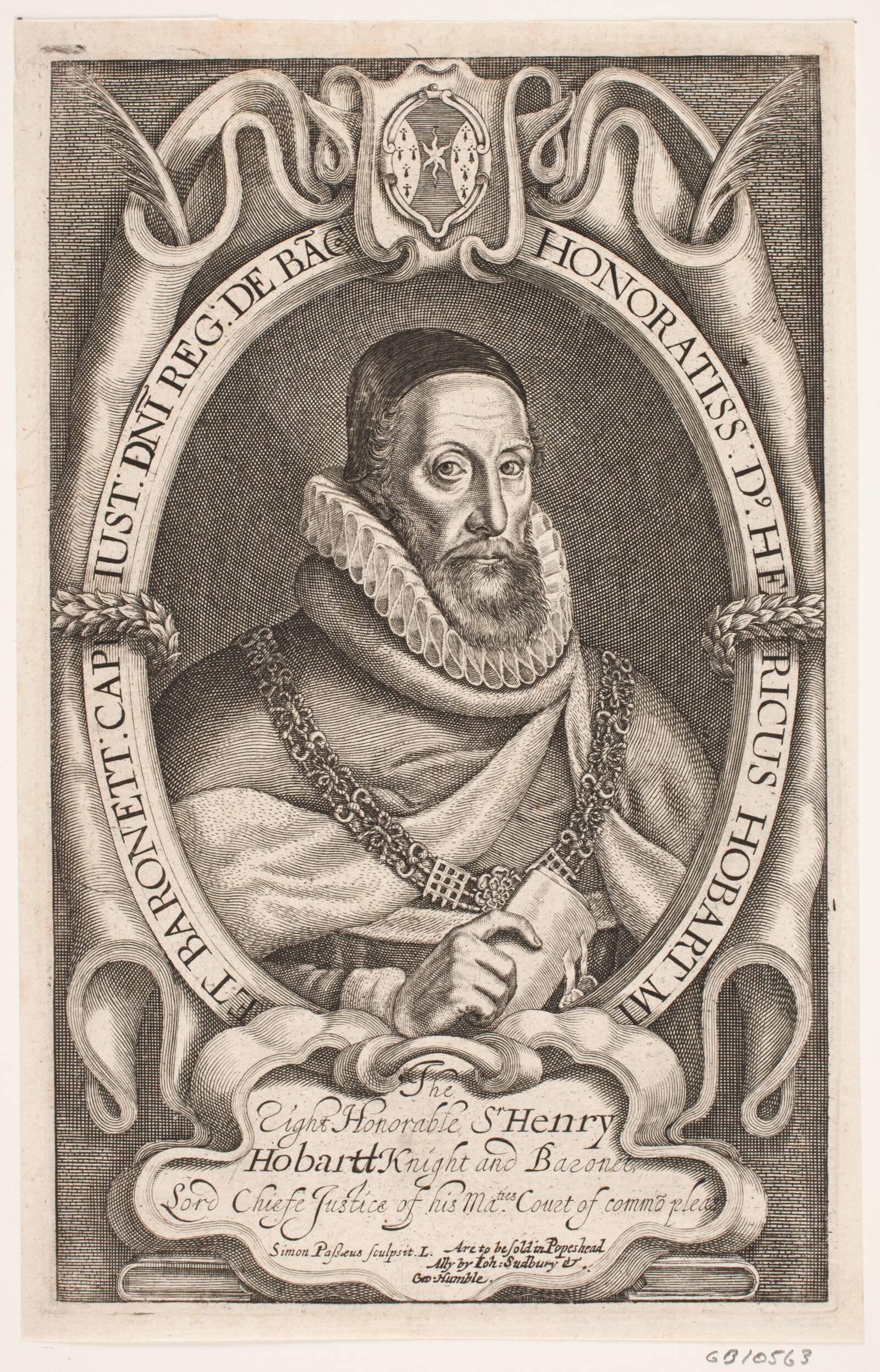 Henry Hobart, Simon de Pas, 1615-1621