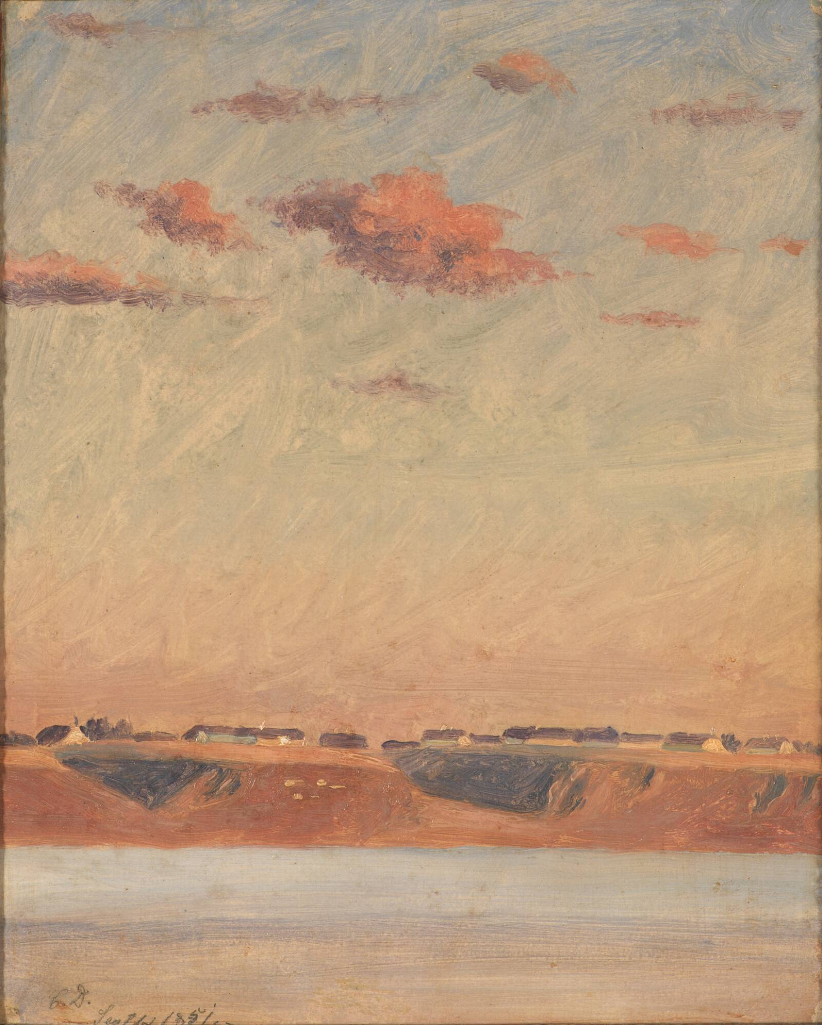 Studie fra Limfjorden, Christen Dalsgaard, 1851
