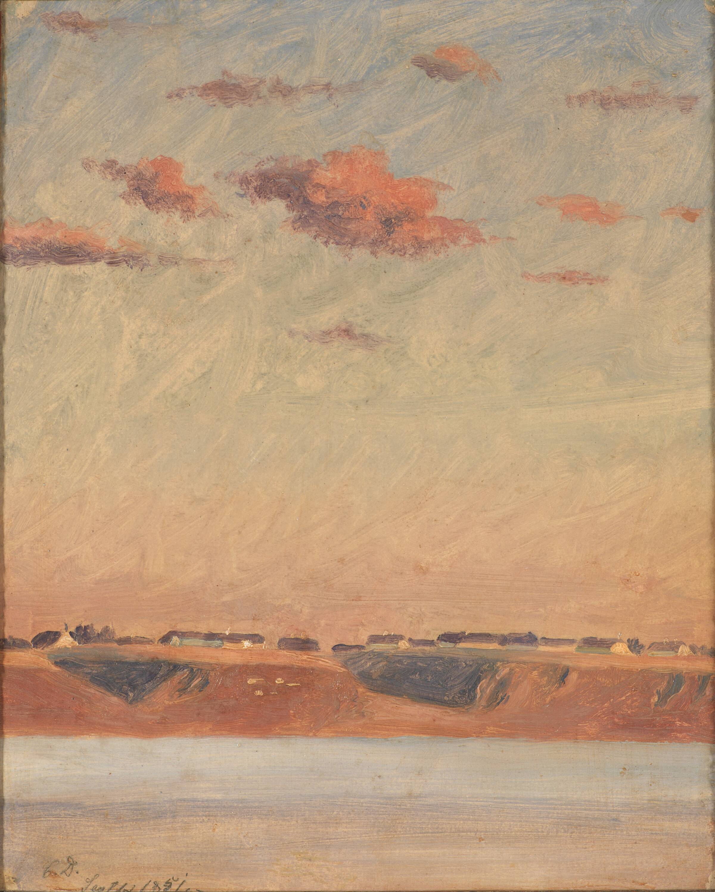 Studie fra Limfjorden, Christen Dalsgaard, 1851