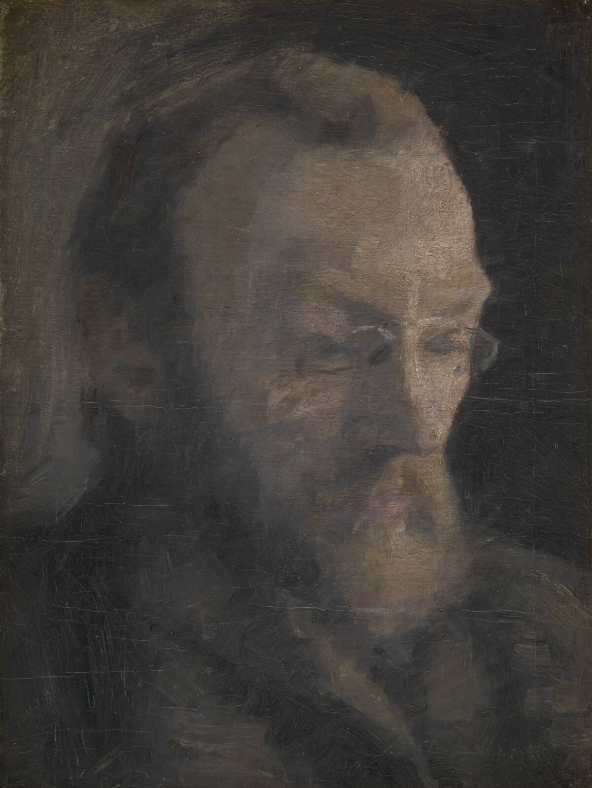 The art historian Karl Madsen, later Director of Statens Museum for Kunst, by Vilhelm Hammershøi, 1890