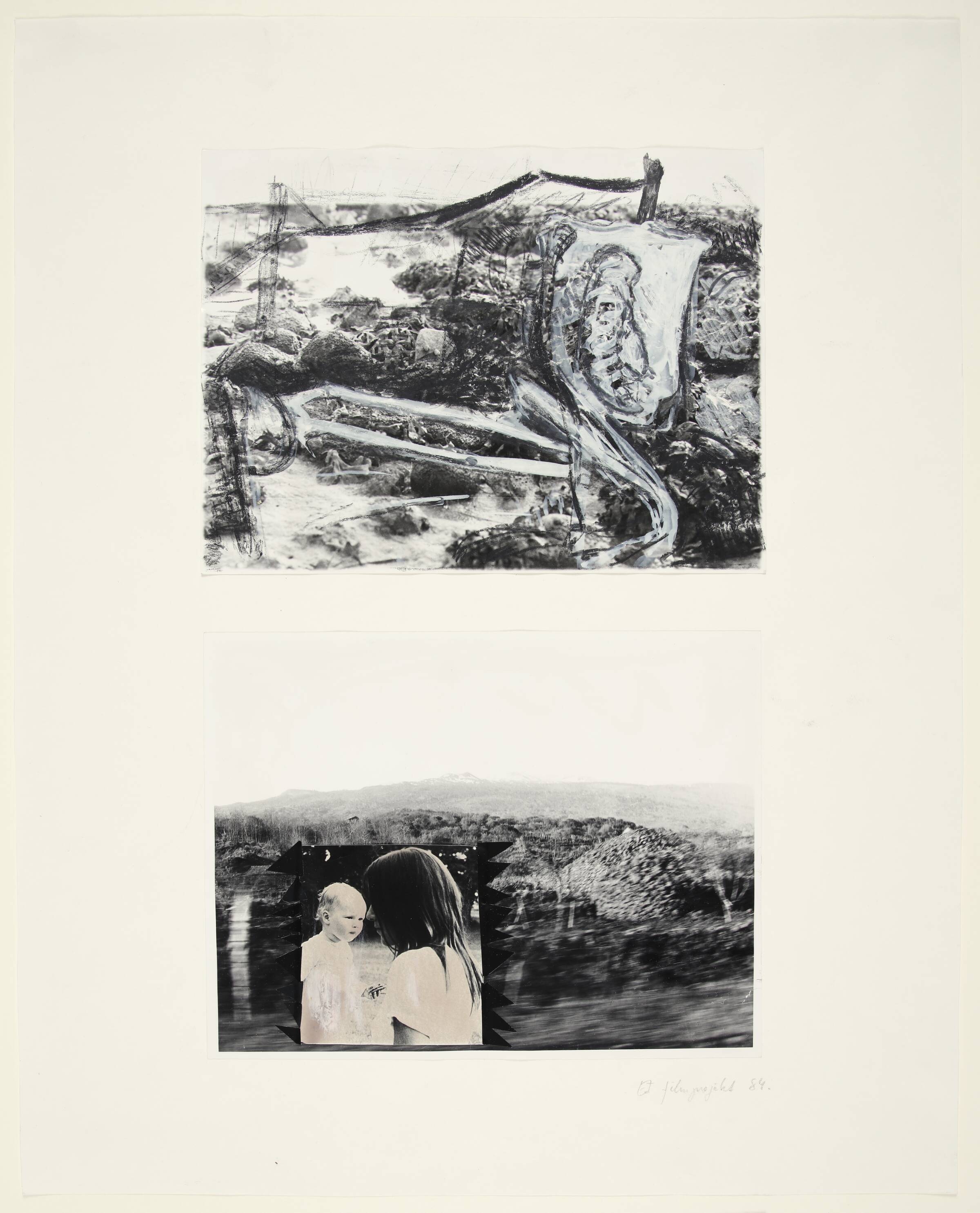 To billeder til et filmprojekt, Jytte Rex, 1984