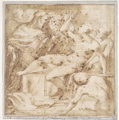 Den hellige Laurentius' martyrium
