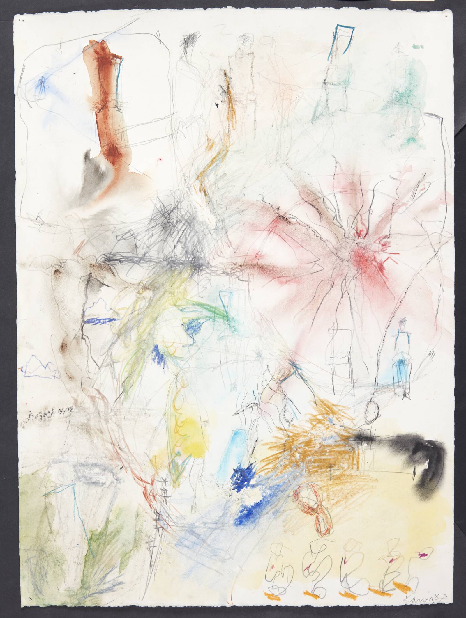 Skulpturskitse, Karin Westerlund, 1987