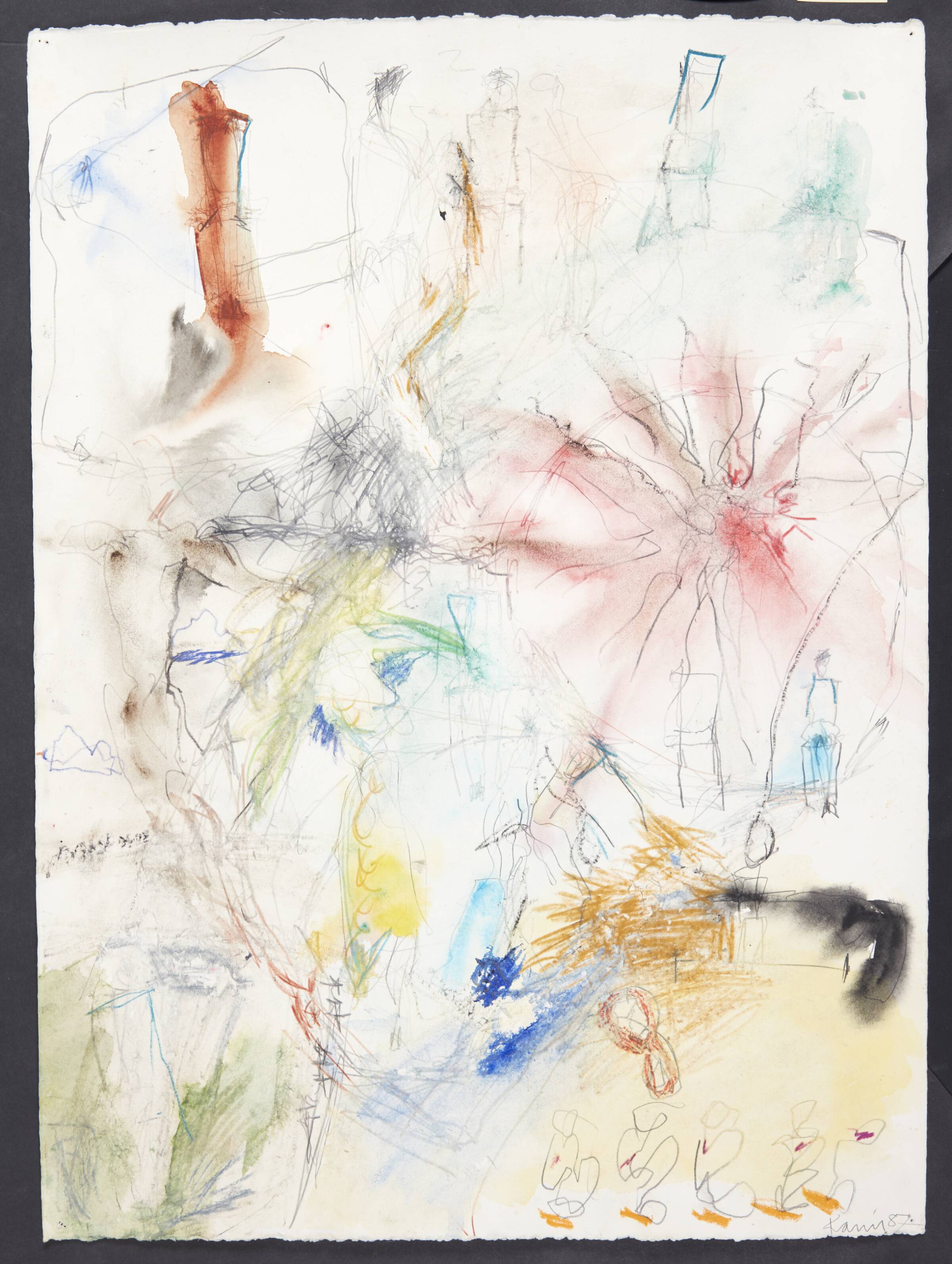 Skulpturskitse, Karin Westerlund, 1987