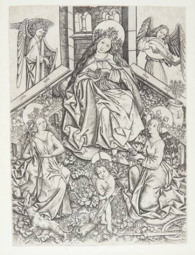 Maria med Jesusbarnet, Den Hellige Margaretha og Den Hellige Katarina