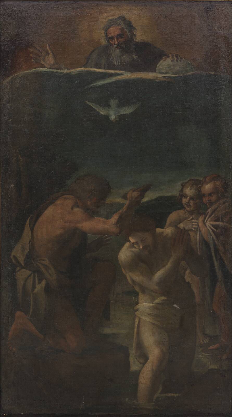 The Baptism of Christ, by Annibale Carracci, 1575-1609