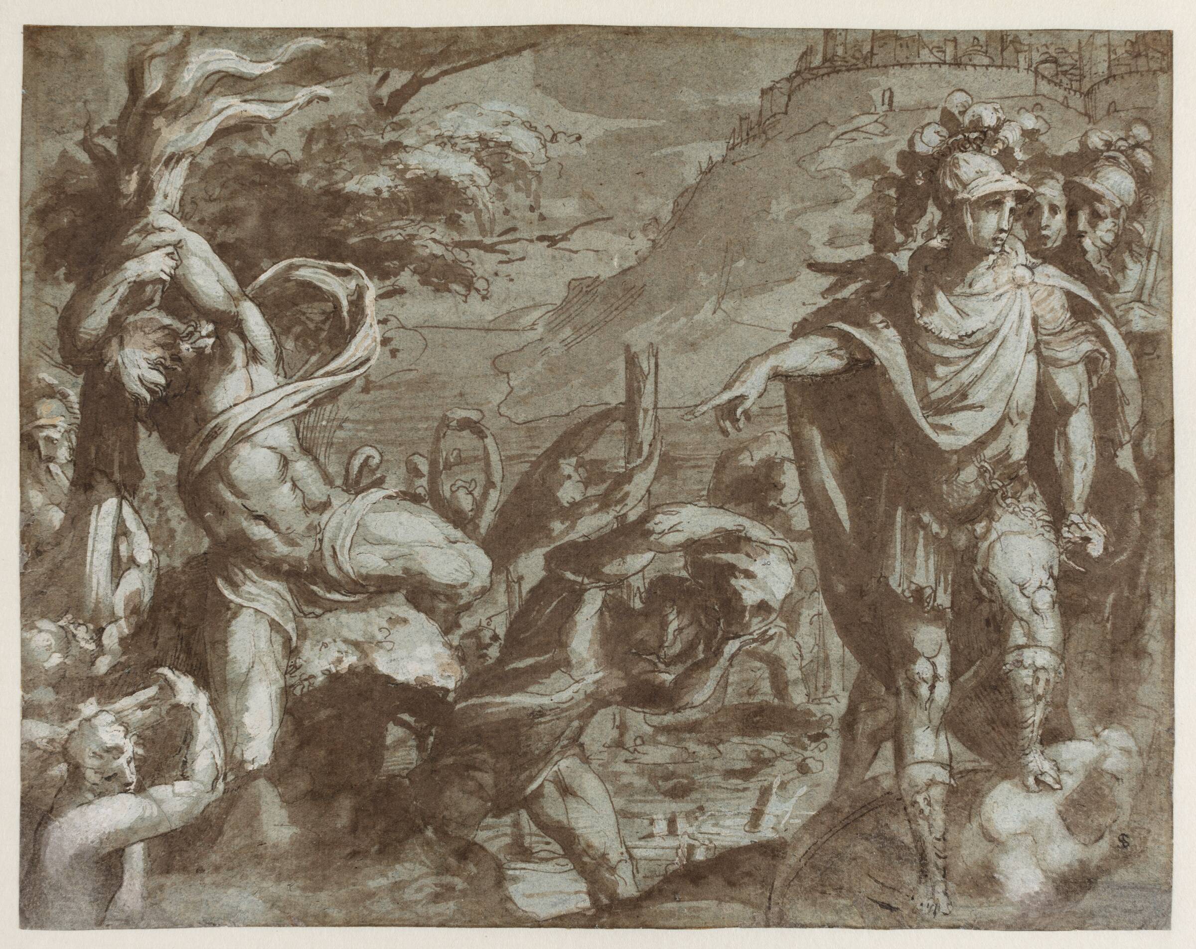Dansescene, Agostino Melissi, 1615-1683