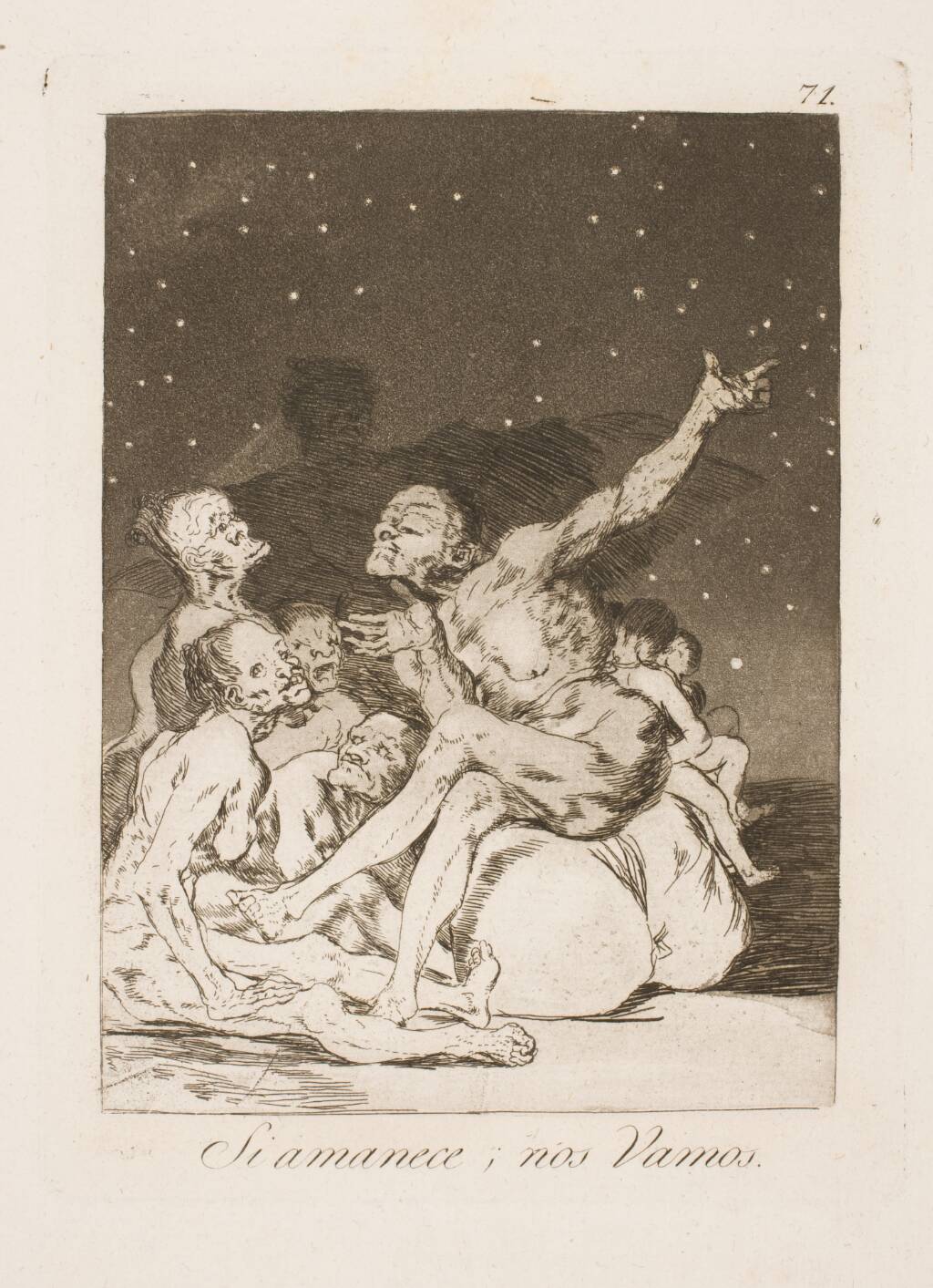 Ved daggry må vi væk, Francisco de Goya, 1797-1798