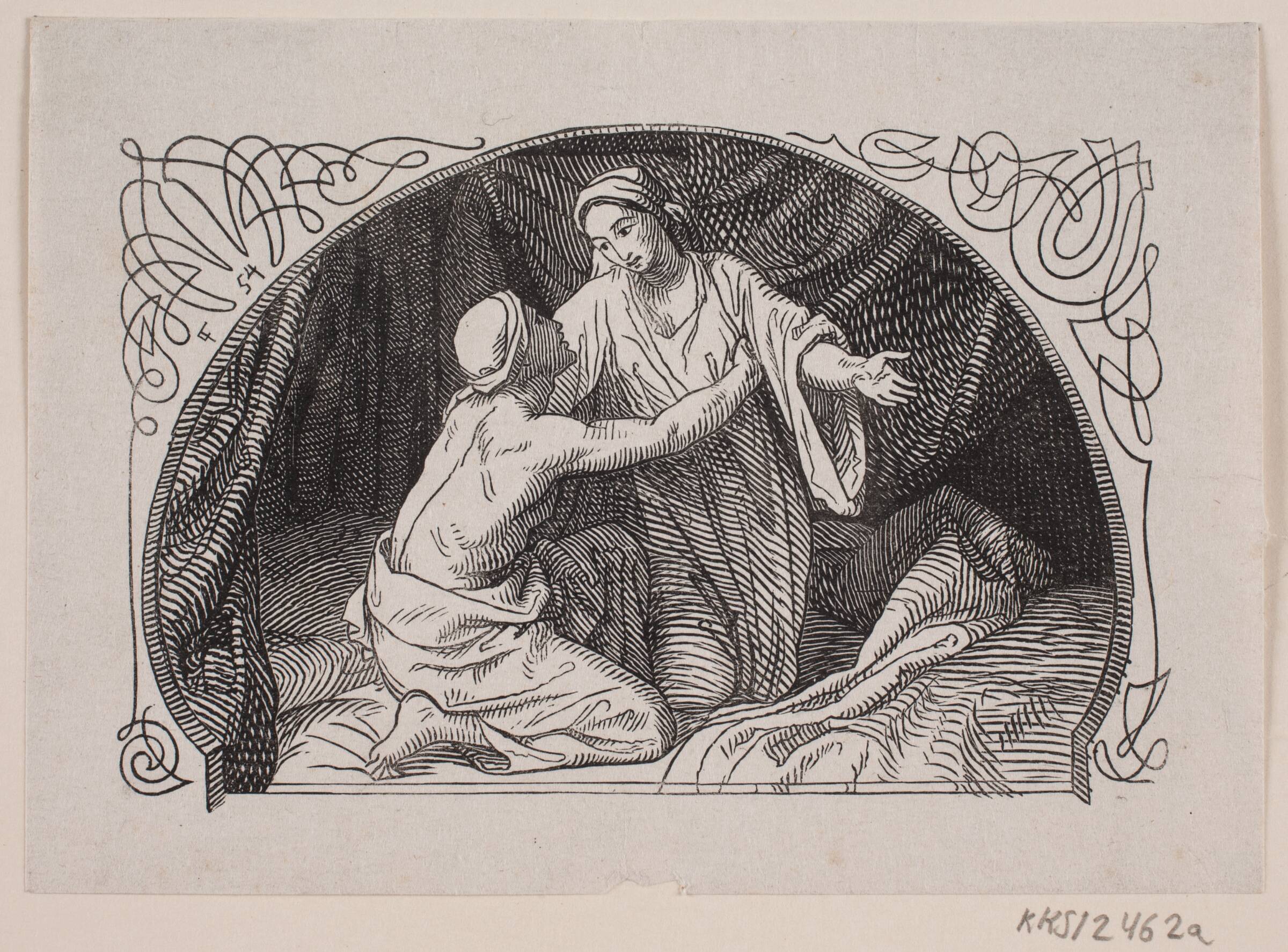 Sheiken og hans datter af Valdemar Thisted, Kittendorff & Aagaard, 1855