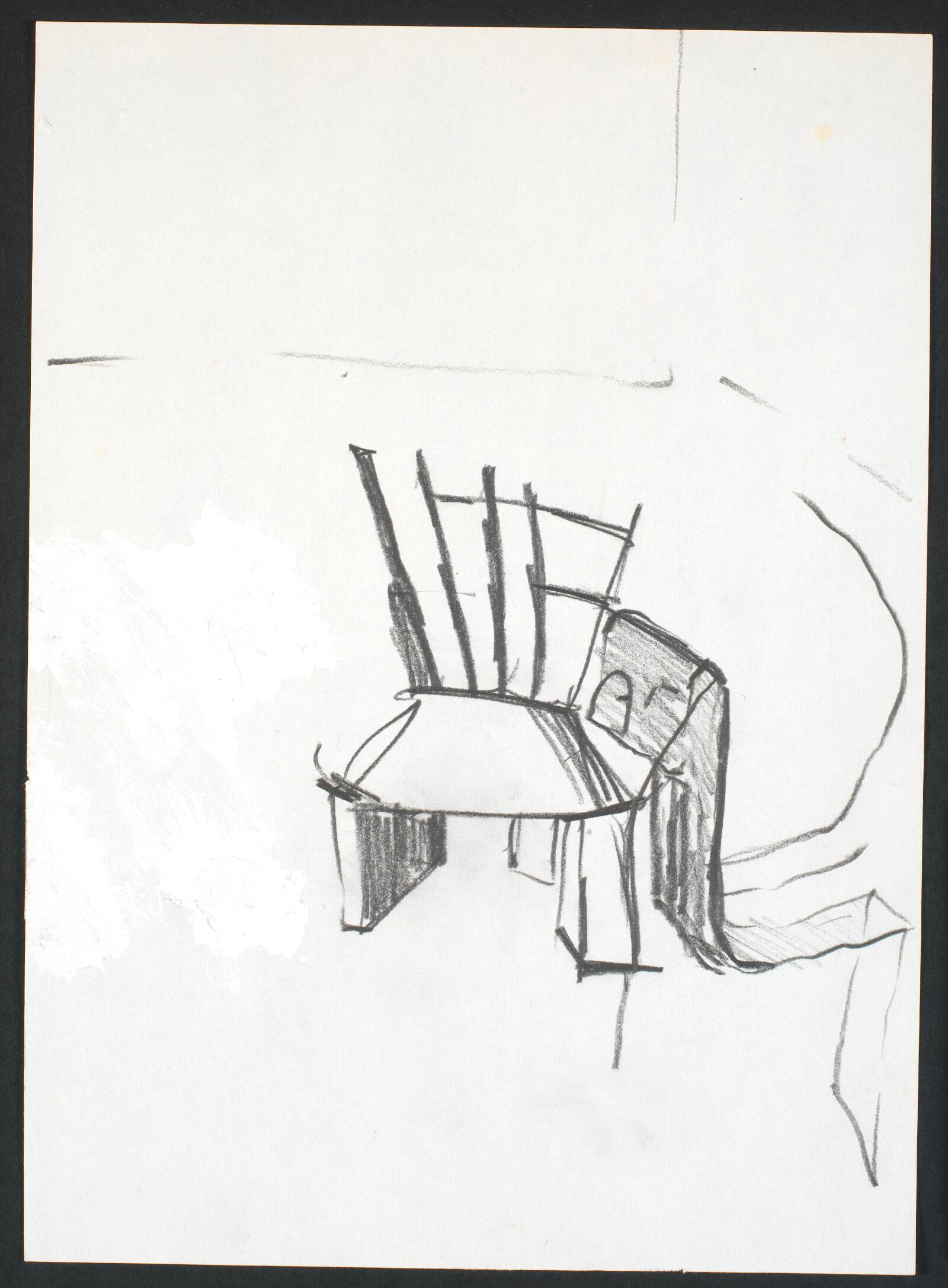 Tegning, Lone Høyer Hansen, 1984