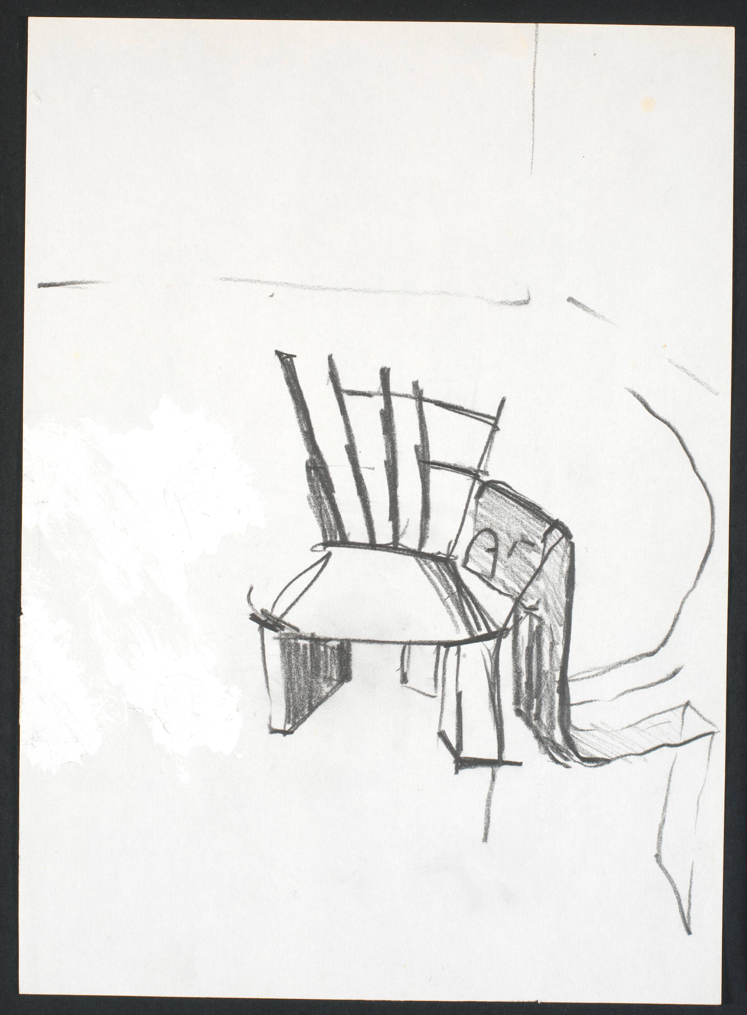 Tegning, Lone Høyer Hansen, 1984