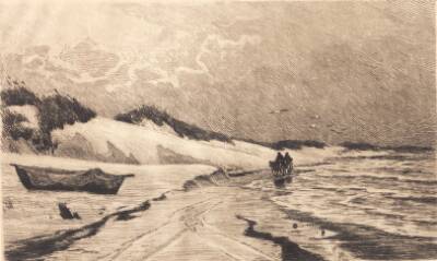 Fra klitterne ved Skagens Sønderstrand