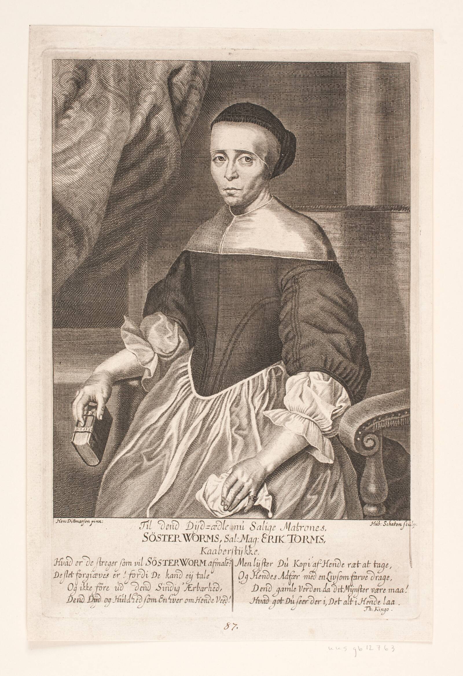Søster Worm, Hubert Schaten, 1685-1696