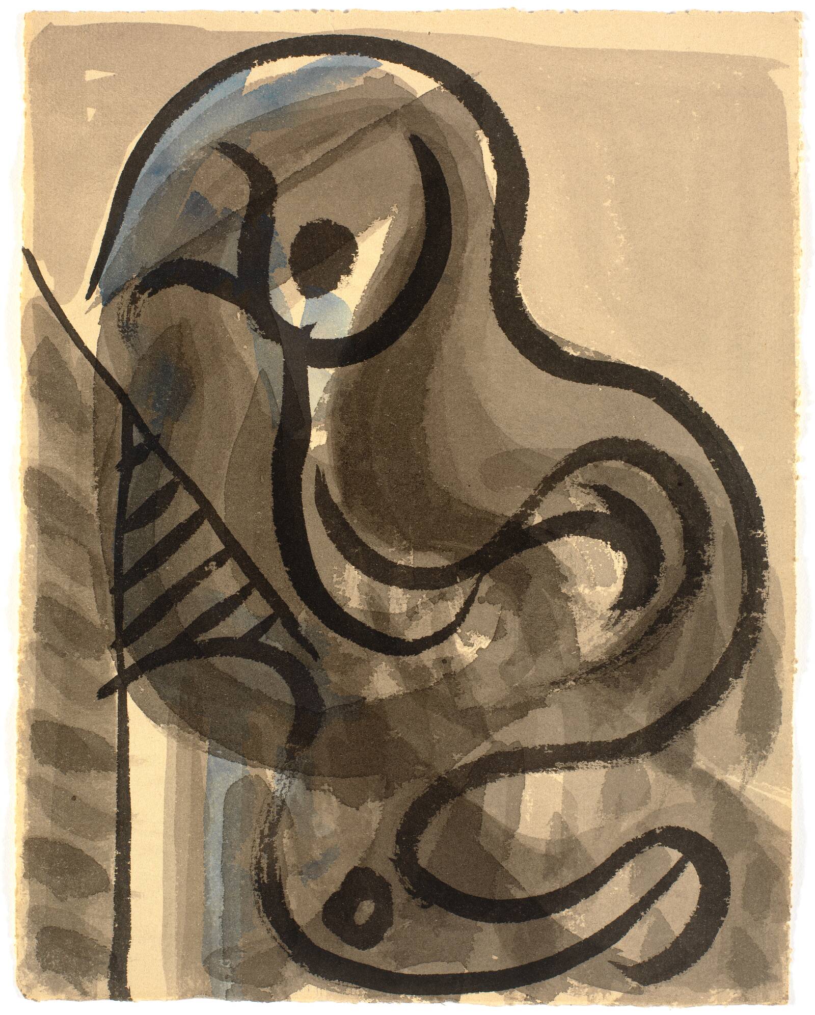 Figuration, hoved, Richard Mortensen, 1945-1948