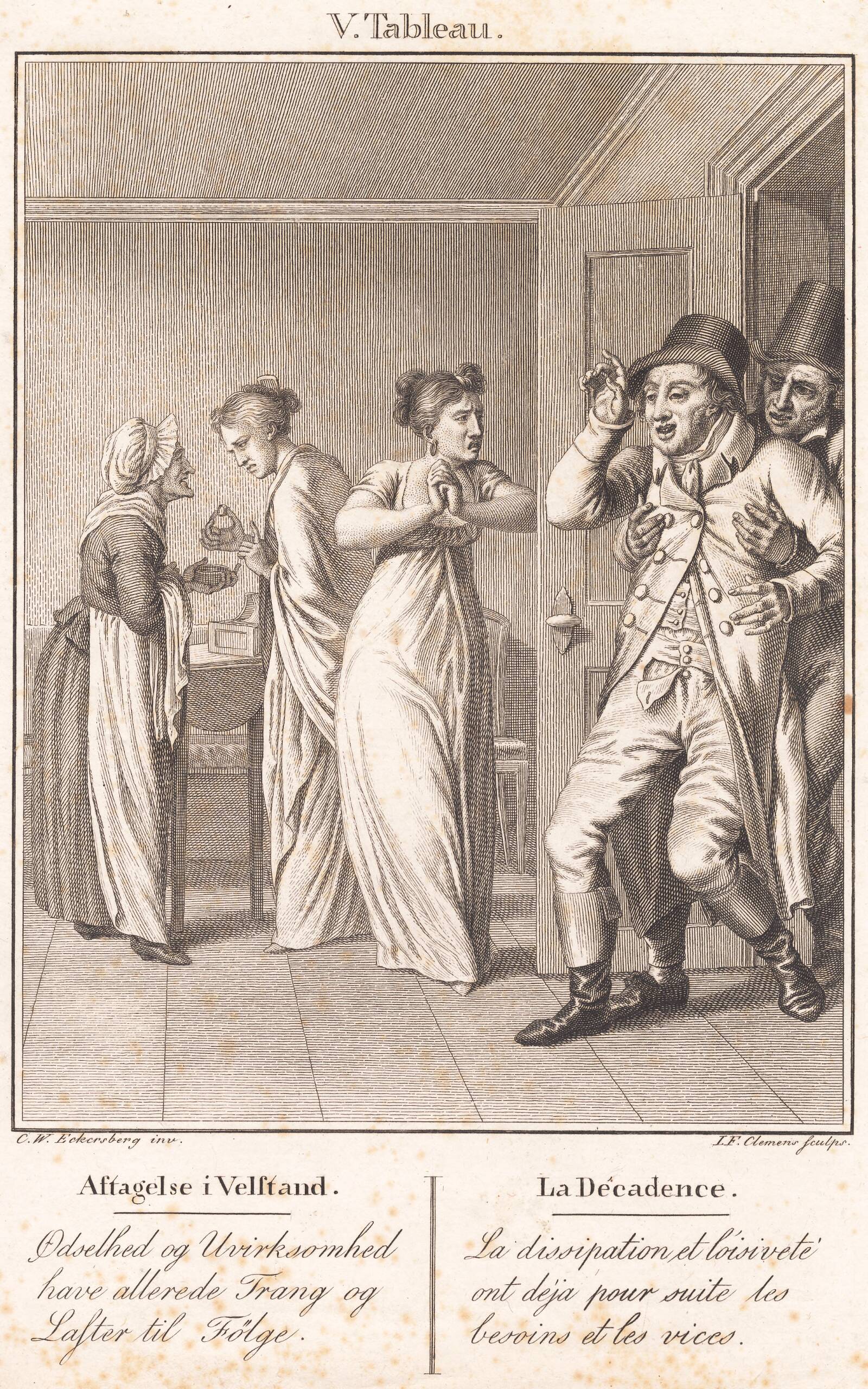 Lotterisedlen, J.F. Clemens, 1815-1816