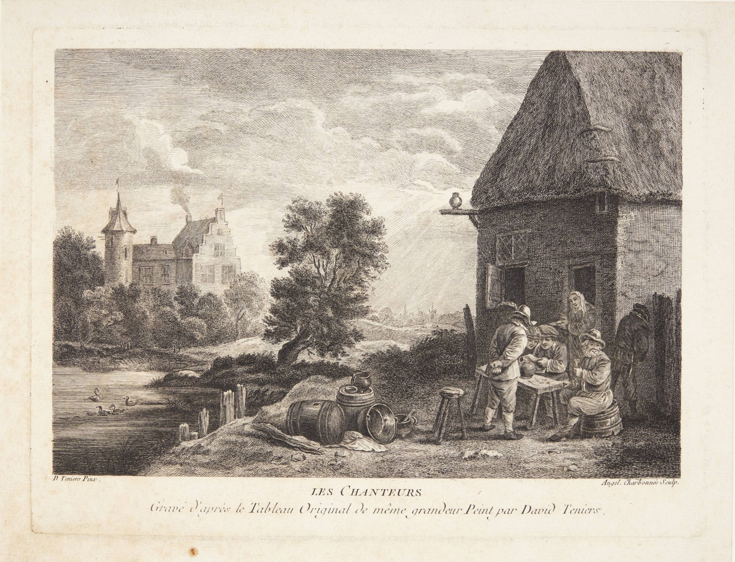 Sangerne (Les Chanteurs), Angélique Charbonnée, 1763