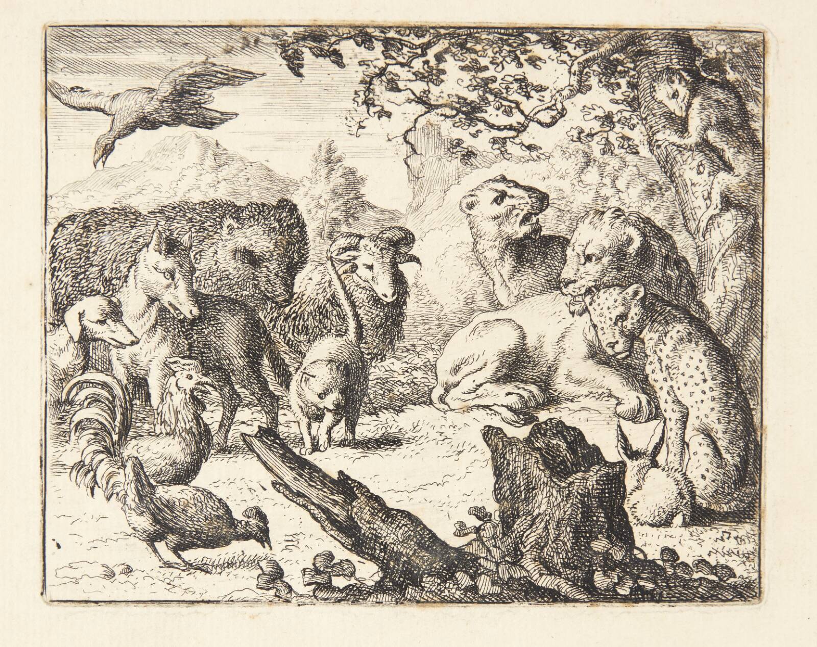 Løvens hof, Allaert van Everdingen, 1621-1675