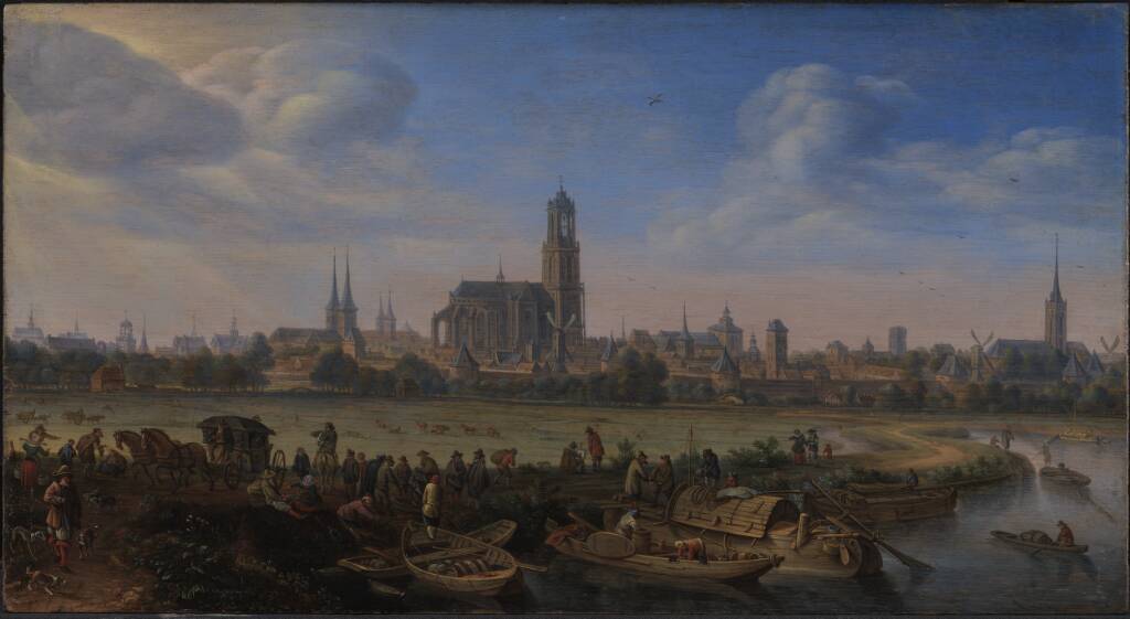 Prospekt af Utrecht, Herman Saftleven, 1624-1685