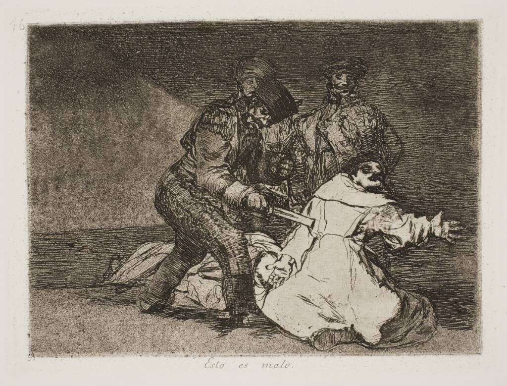 Det er slemt (46), Francisco de Goya, 1810-1820