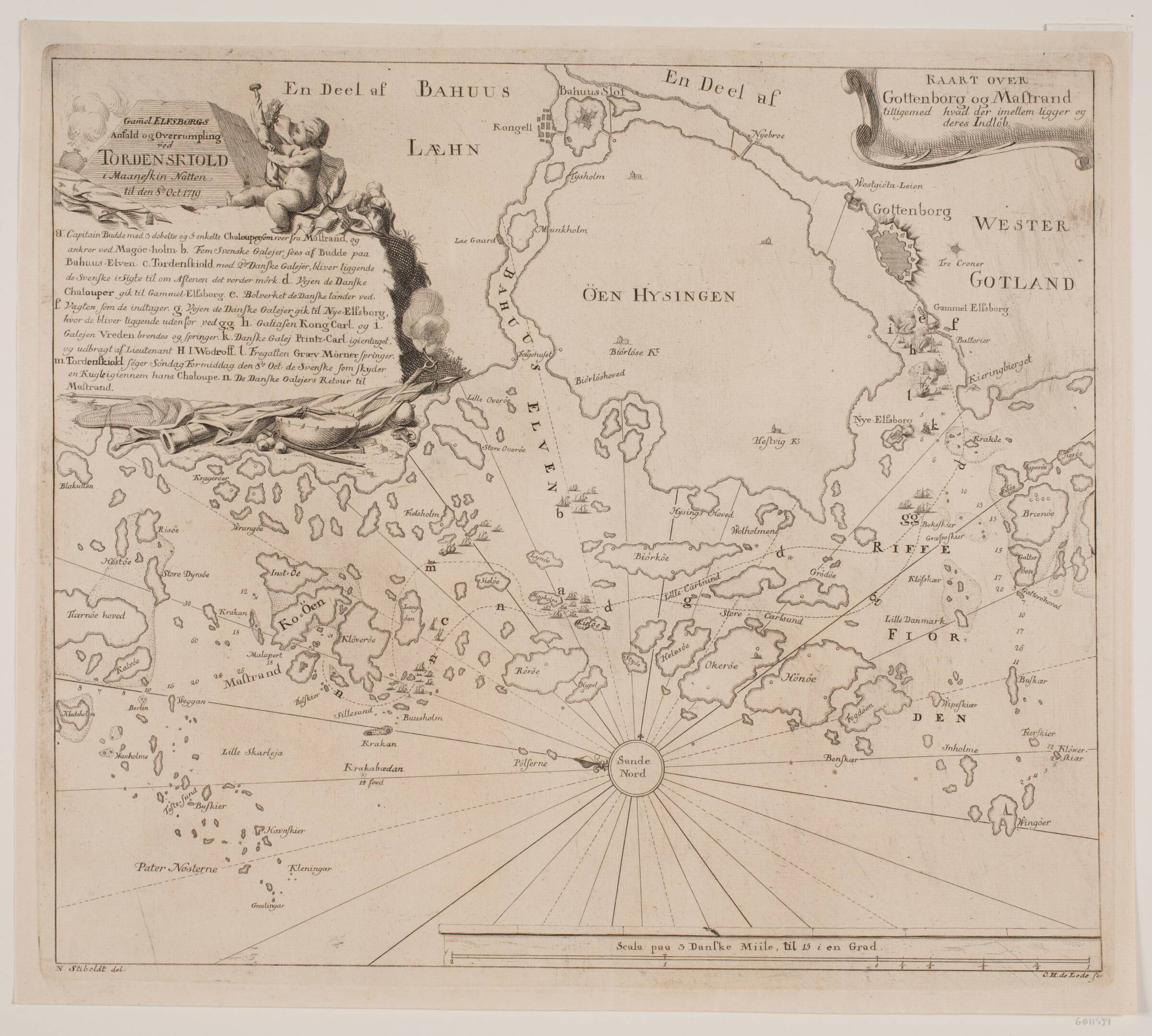 Gammel Elfborgs anfald ved Tordenskjold i 1719, Odvardt Helmoldt de Lode, 1726-1757