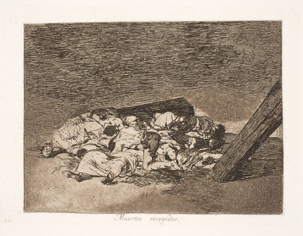 Døde (63), Francisco de Goya, 1820