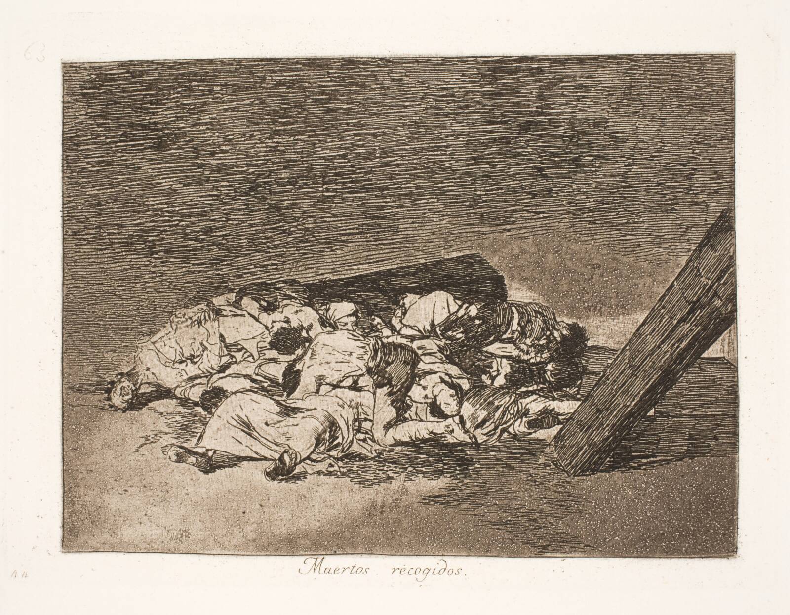 Døde (63), Francisco de Goya, 1820