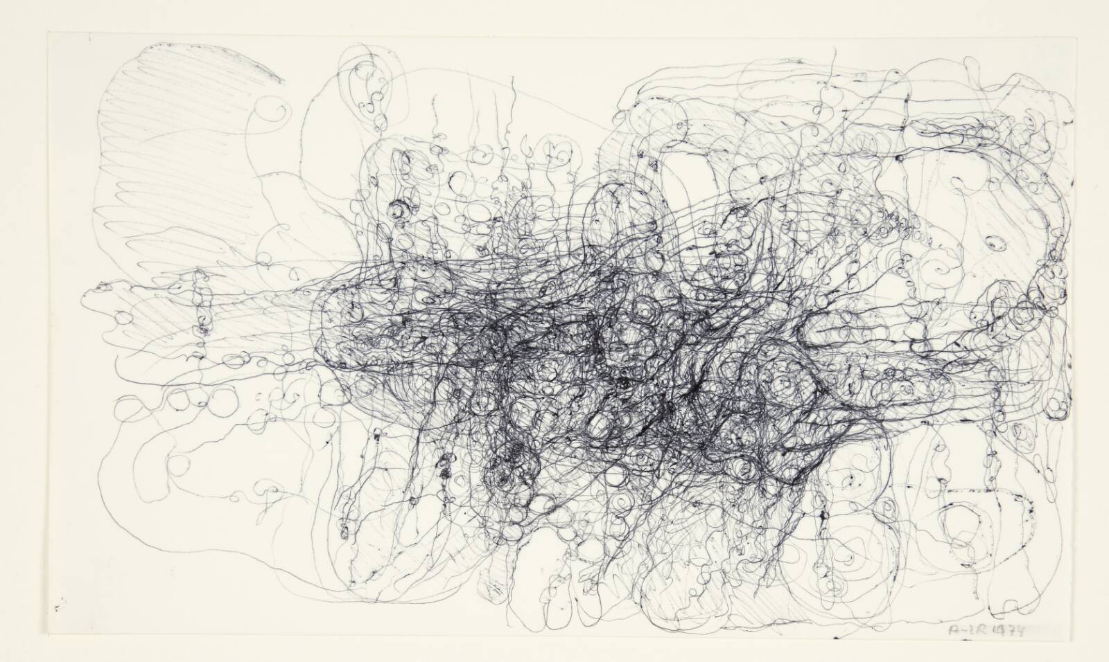 Tegning, Anne-Lise Rathsach, 1974