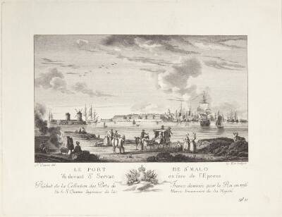 Havnen i Sankt Malo (Le port de St. Malo)