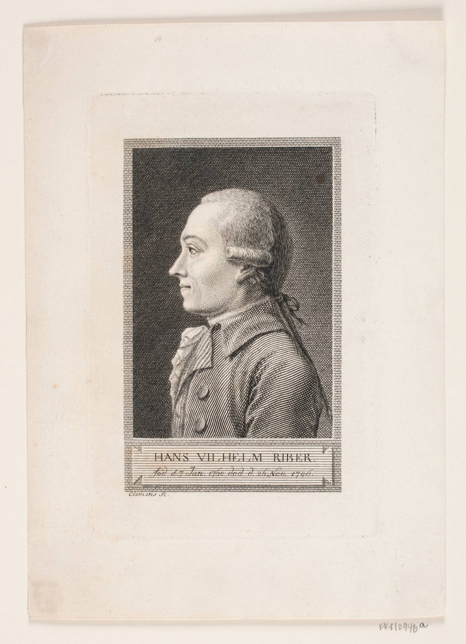 Hans Vilhelm Riber, J.F. Clemens, 1801-1805