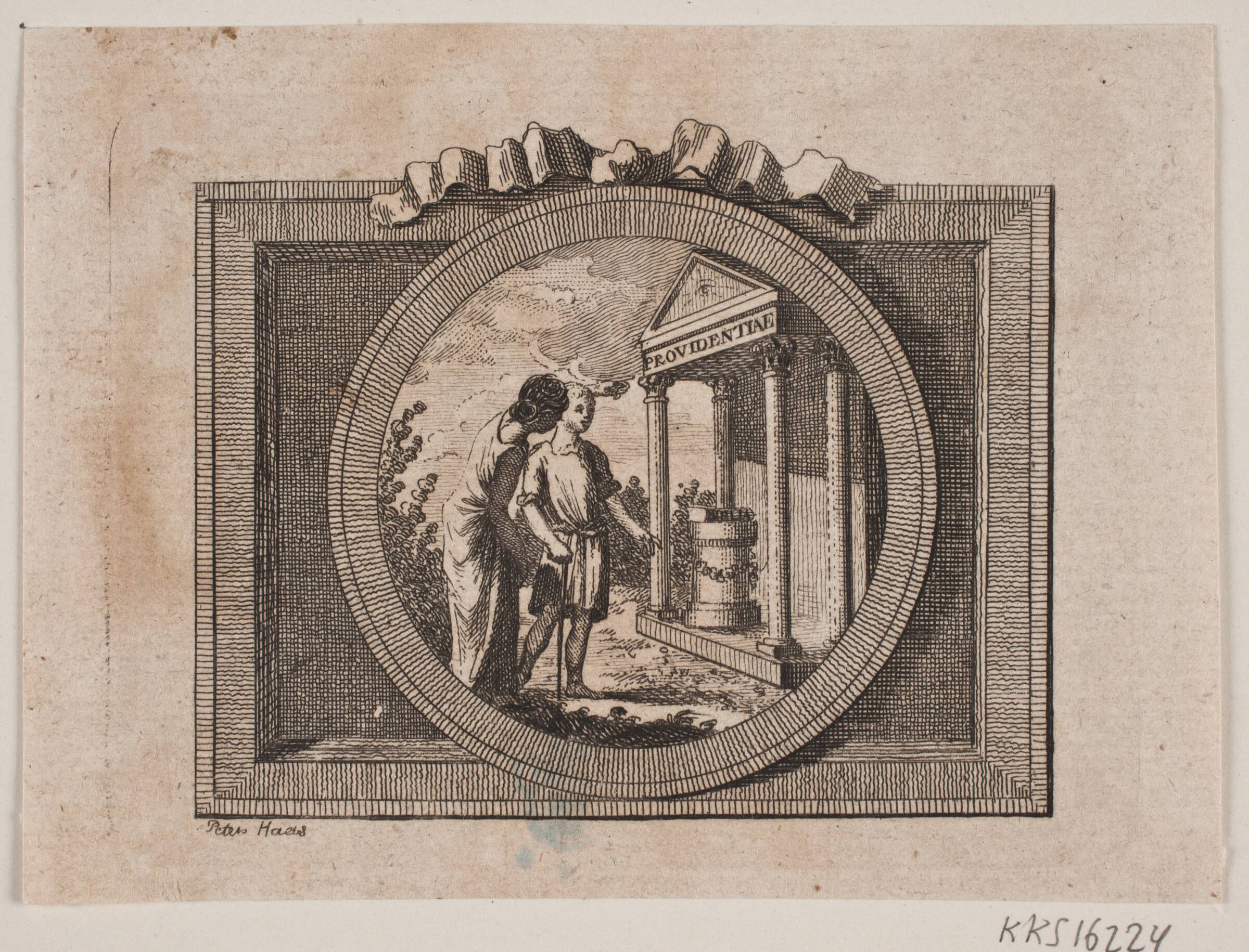 Vignet til "Niemeyers bibelske charakteristik", Peter Haas, 1781