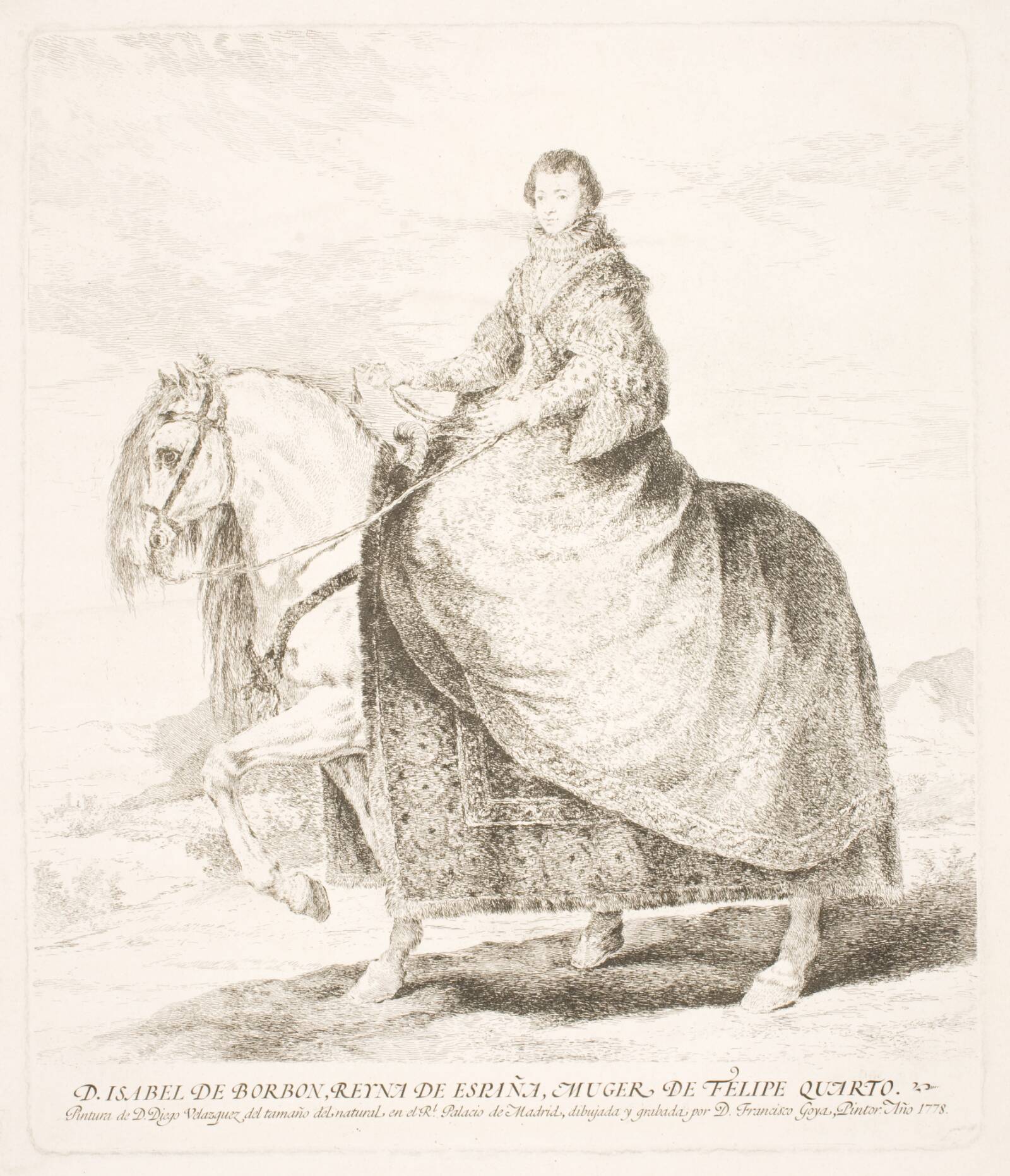 Isabella af Bourbon, Francisco de Goya, 1778
