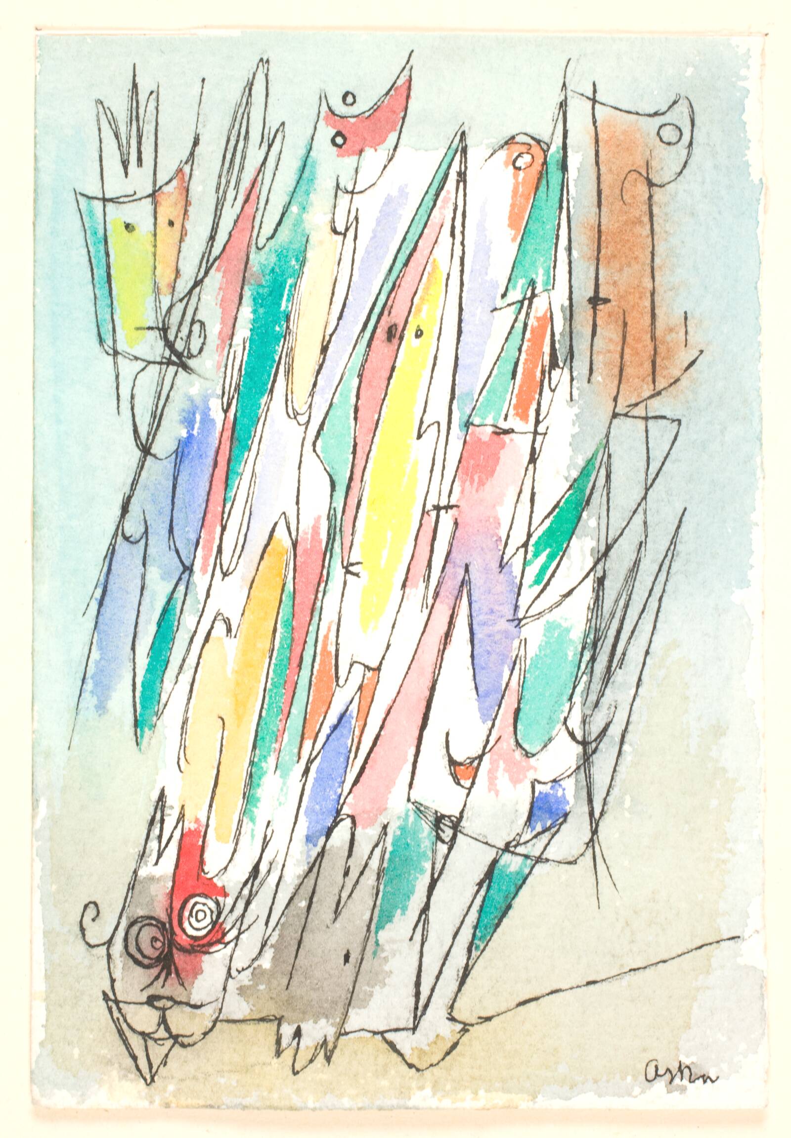 Komposition, Asger Jorn, 1944