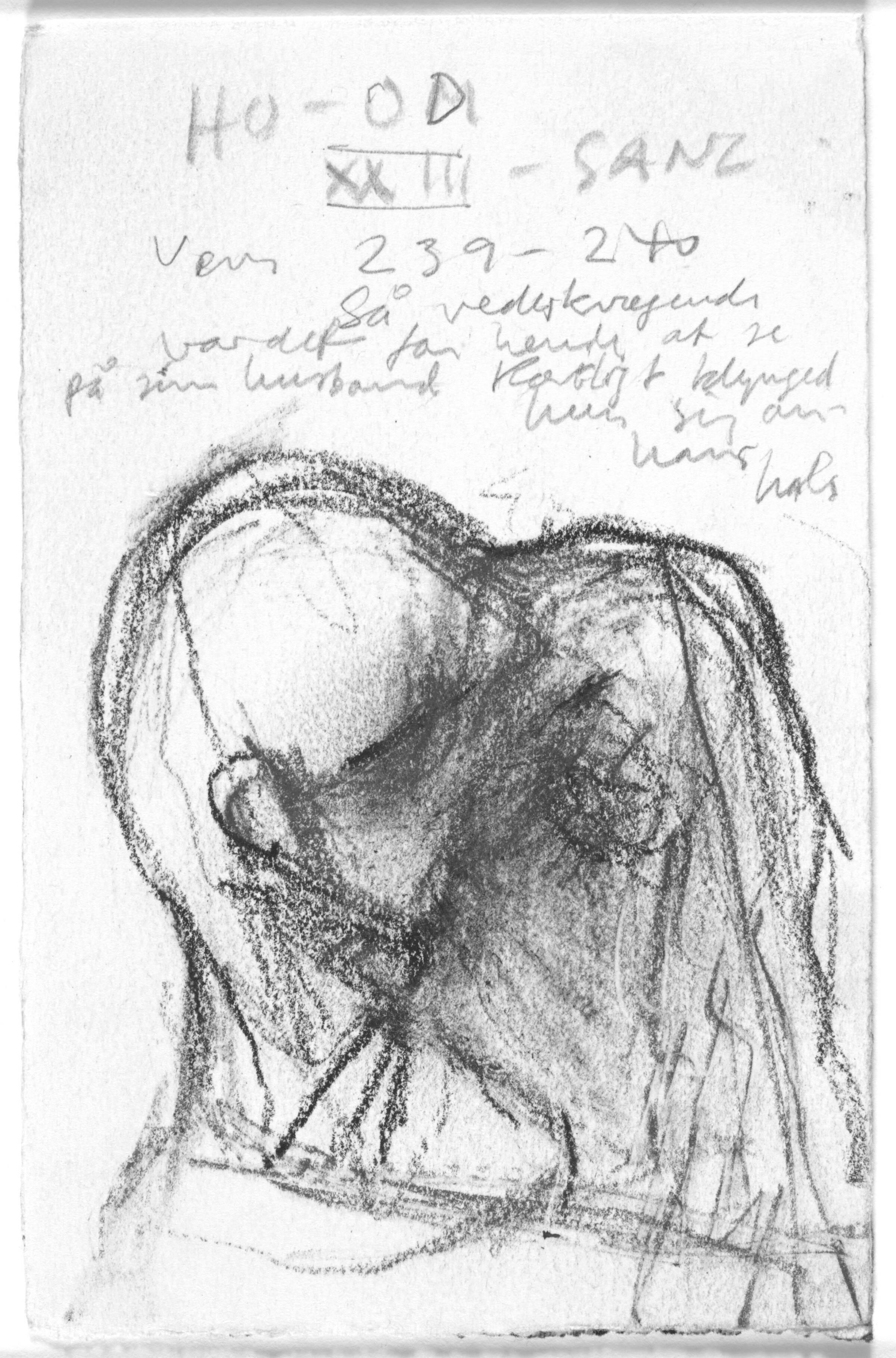 Skitse til treogtyvende sang i Homers Odyssé, Peter Brandes, 2001-2002
