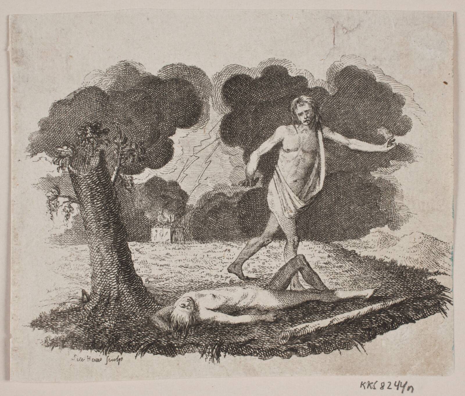 Abels drab, Peter Haas, 1781