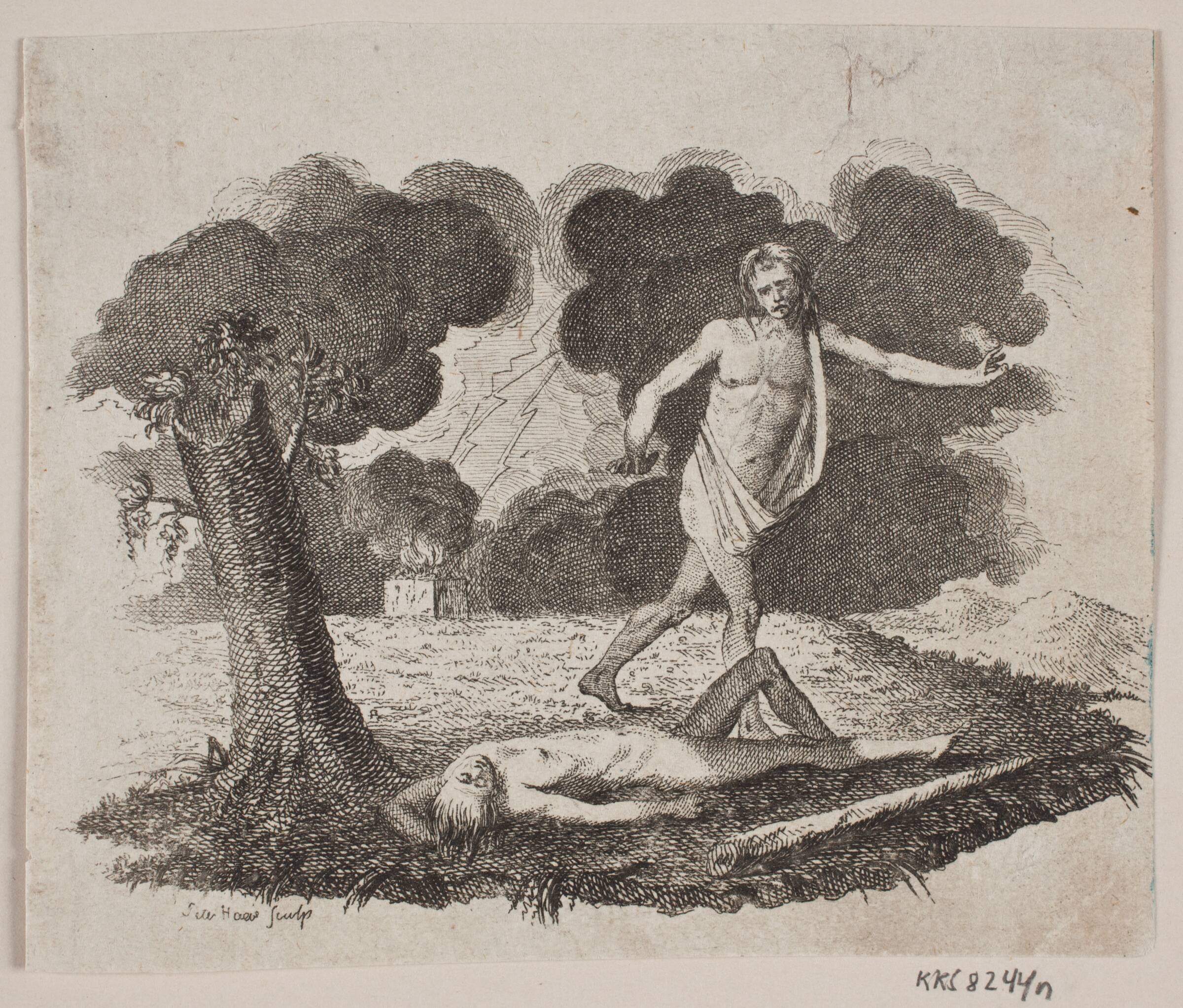 Abels drab, Peter Haas, 1781