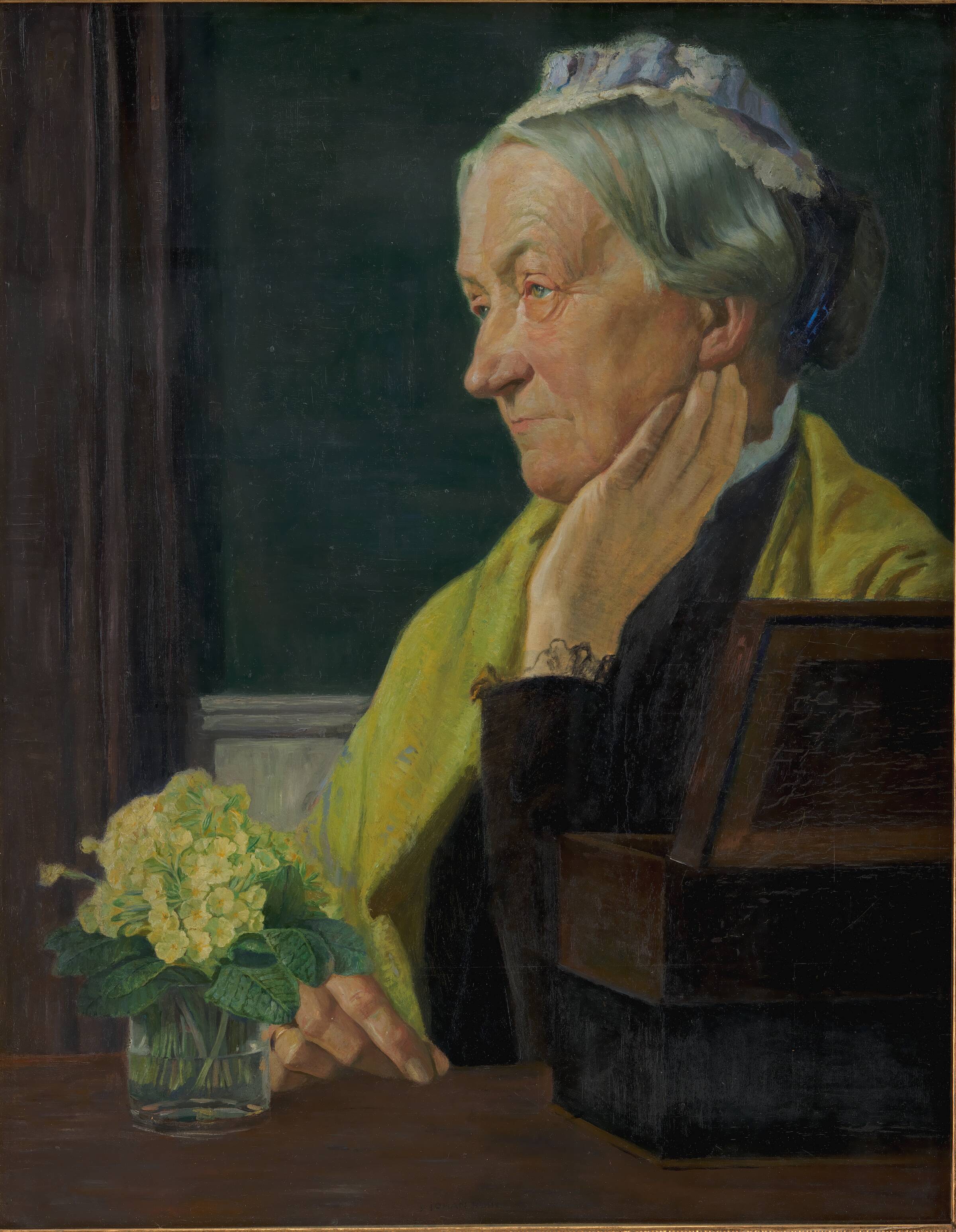 Ane Marie Rohde, f. Schmidt, kunstnerens moder, Johan Rohde, 1903