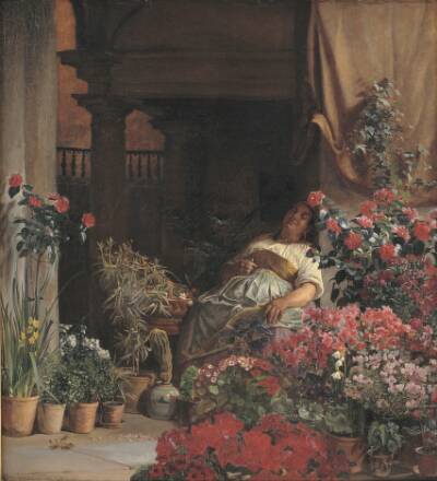 En blomstersælgerske fra Firenze