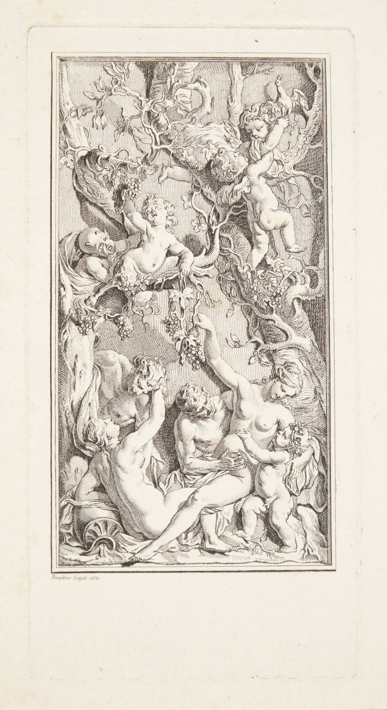 Efterår (Bakkanal), Madame de Pompadour, 1752
