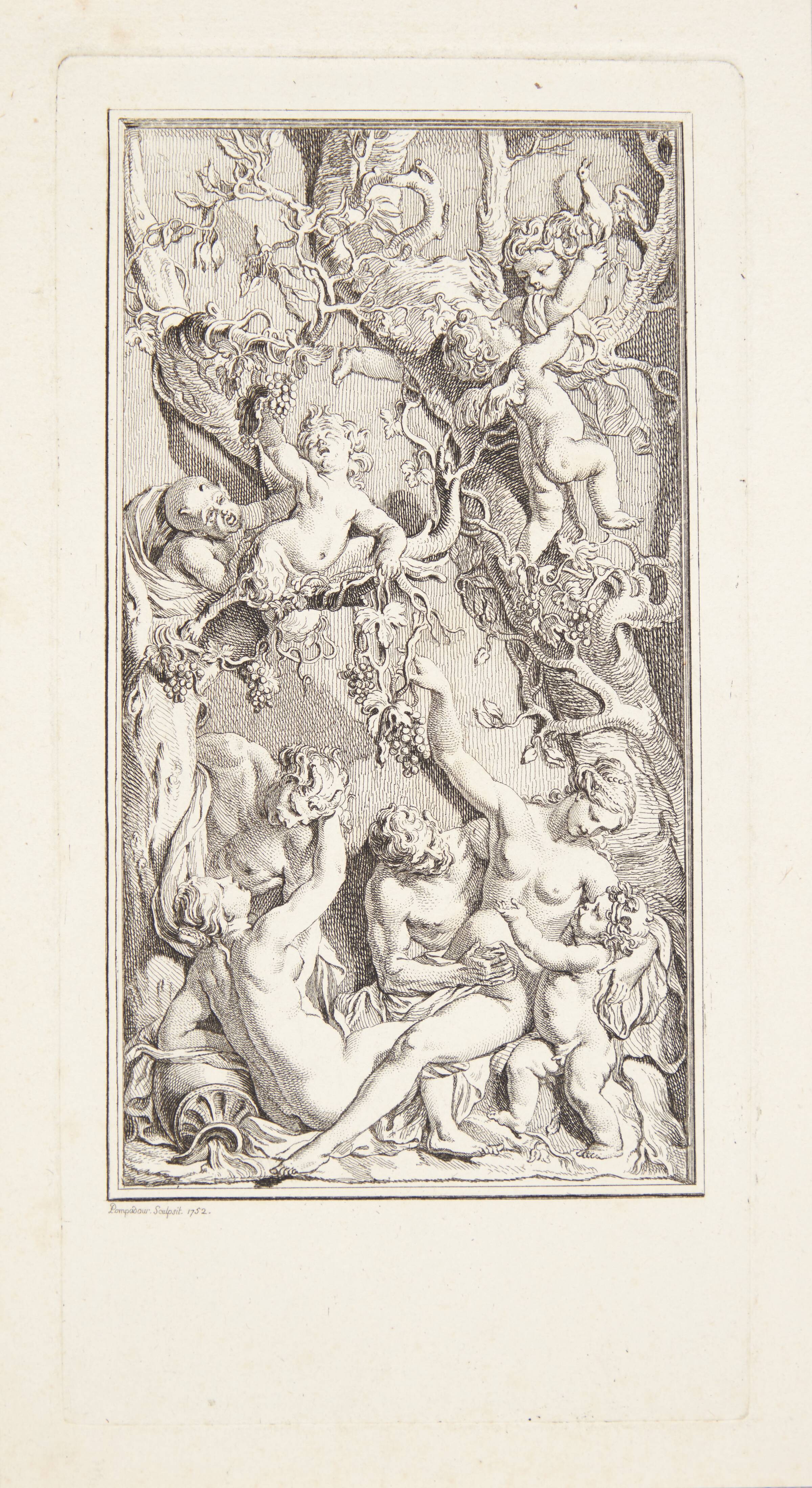 Efterår (Bakkanal), Madame de Pompadour, 1752