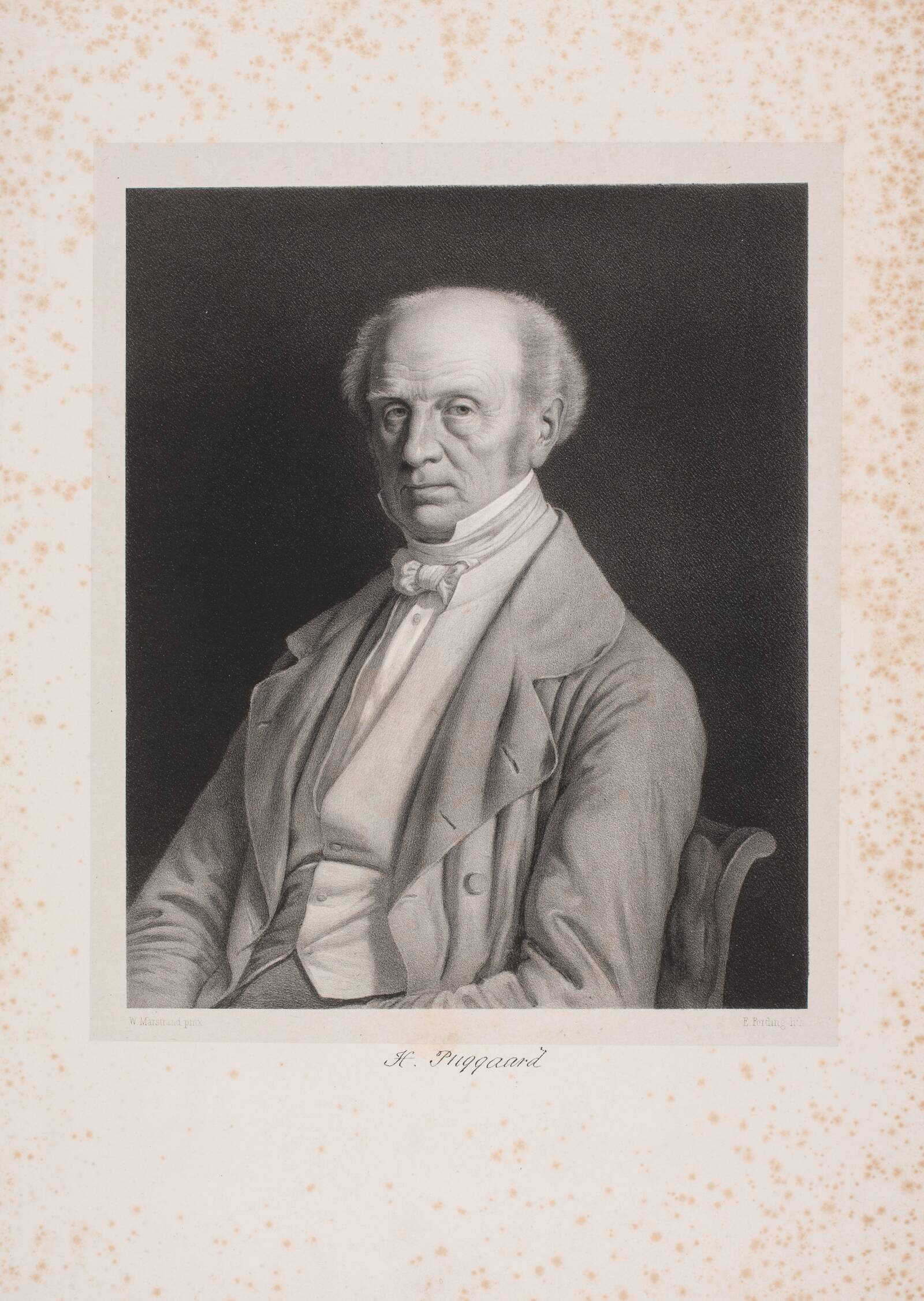 Grosserer Hans Puggaard, Edvard Fortling, 1853-1875