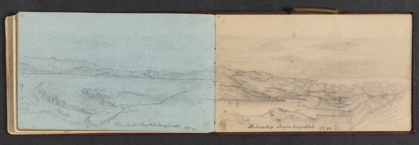Fjeldlandskab, Lars Møller, 1883