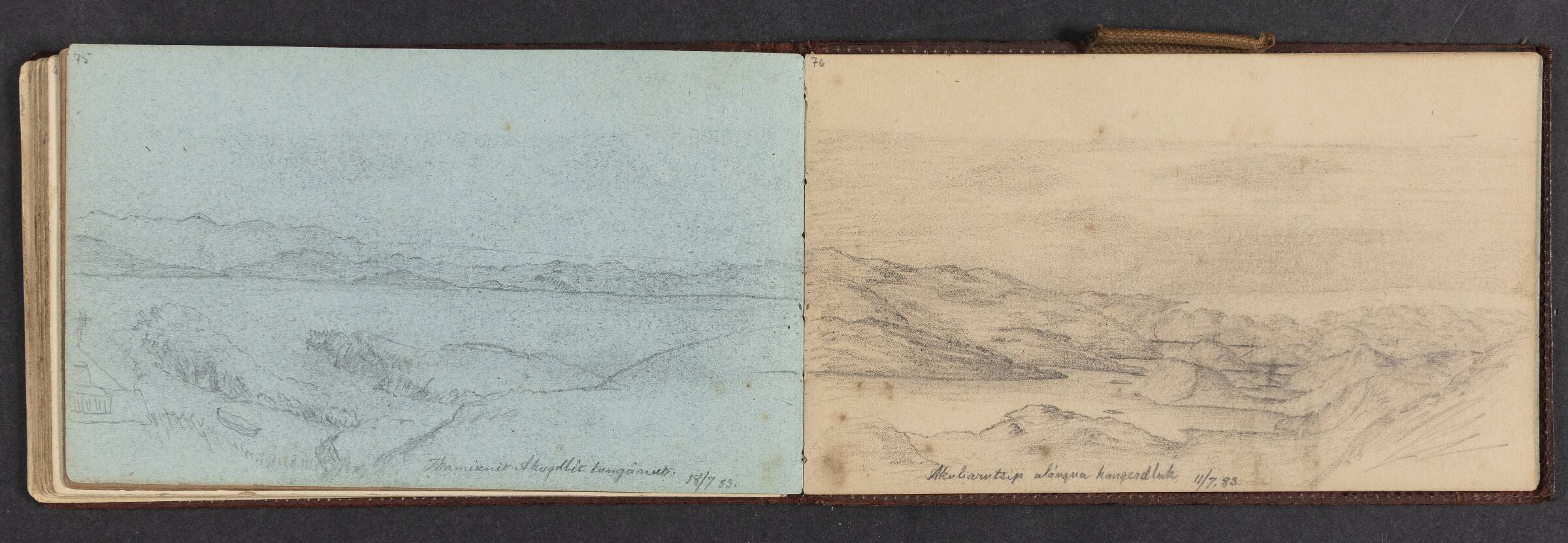 Fjeldlandskab, Lars Møller, 1883