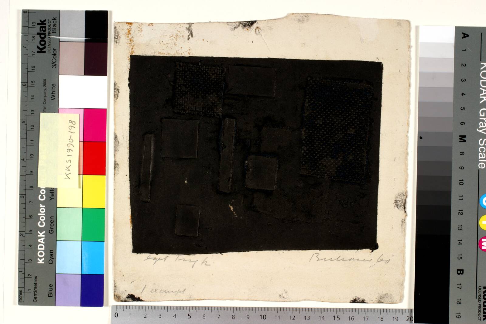 Relieftryk, Helge Bertram, 1960
