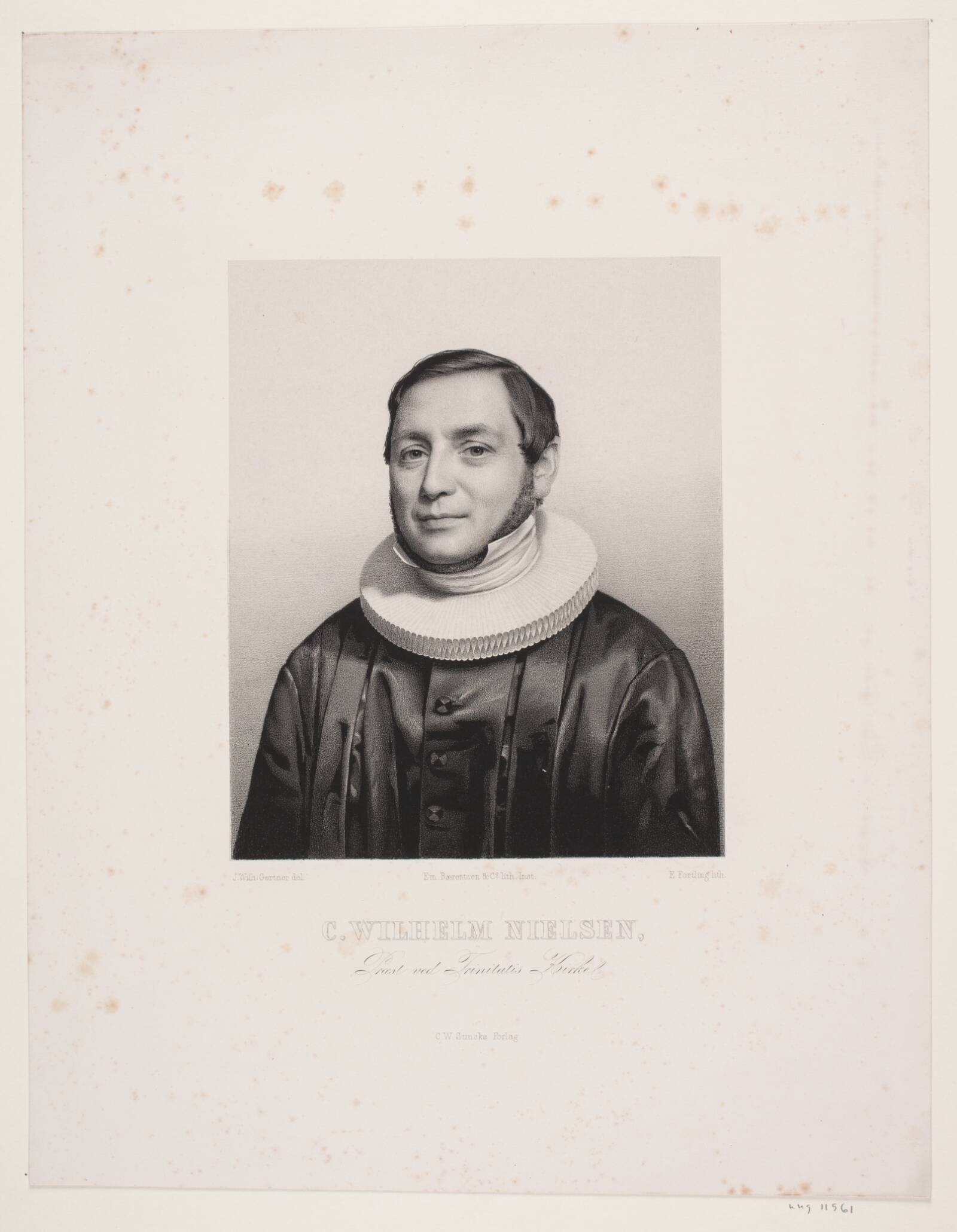 Christian Vilhelm Nielsen, Edvard Fortling, 1852