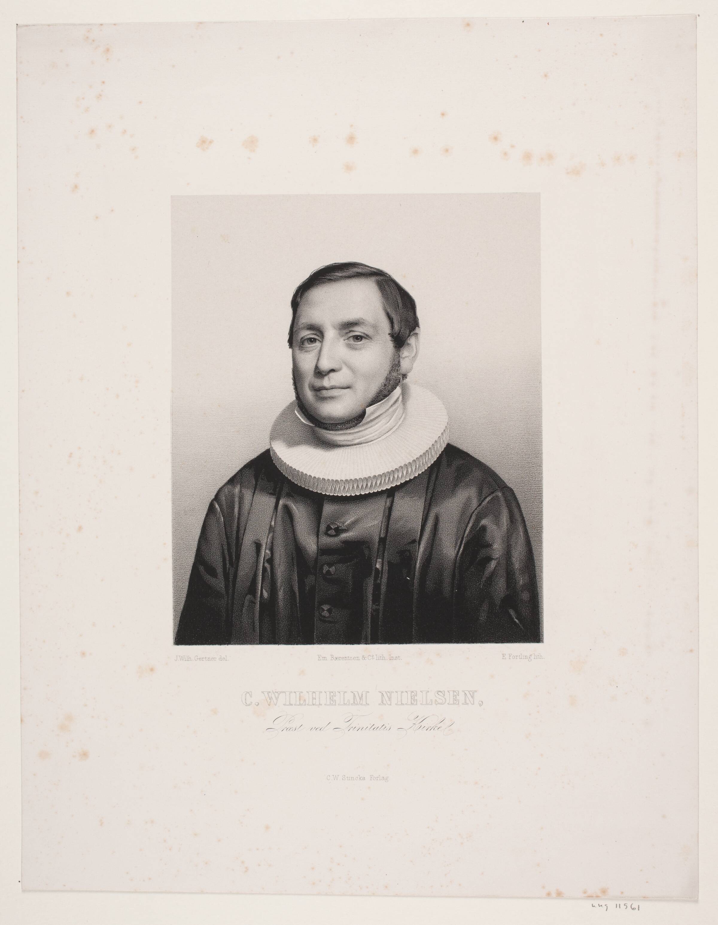 Christian Vilhelm Nielsen, Edvard Fortling, 1852