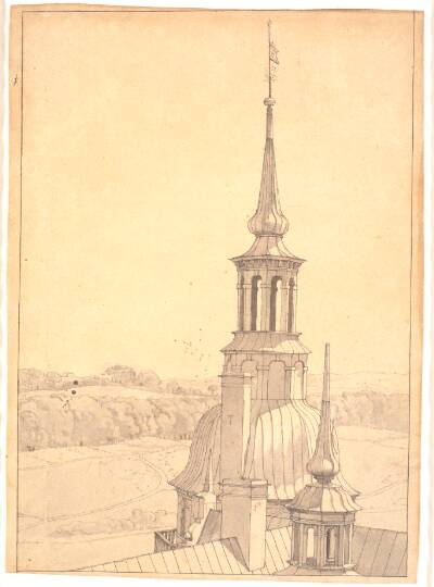 Et af de små tårne på Frederiksborg slot