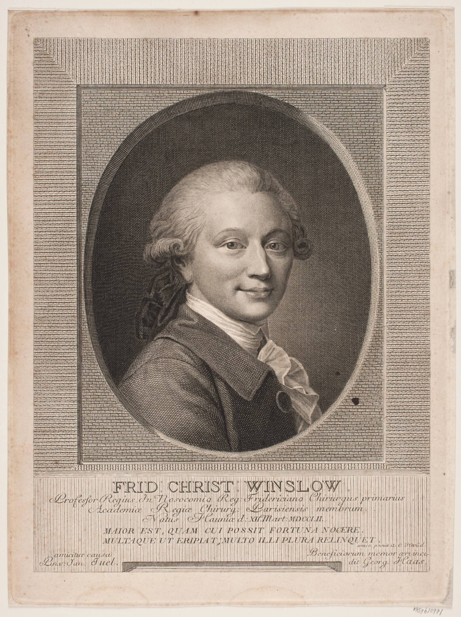 F. C. Winsløw, Georg Haas, 1785-1816